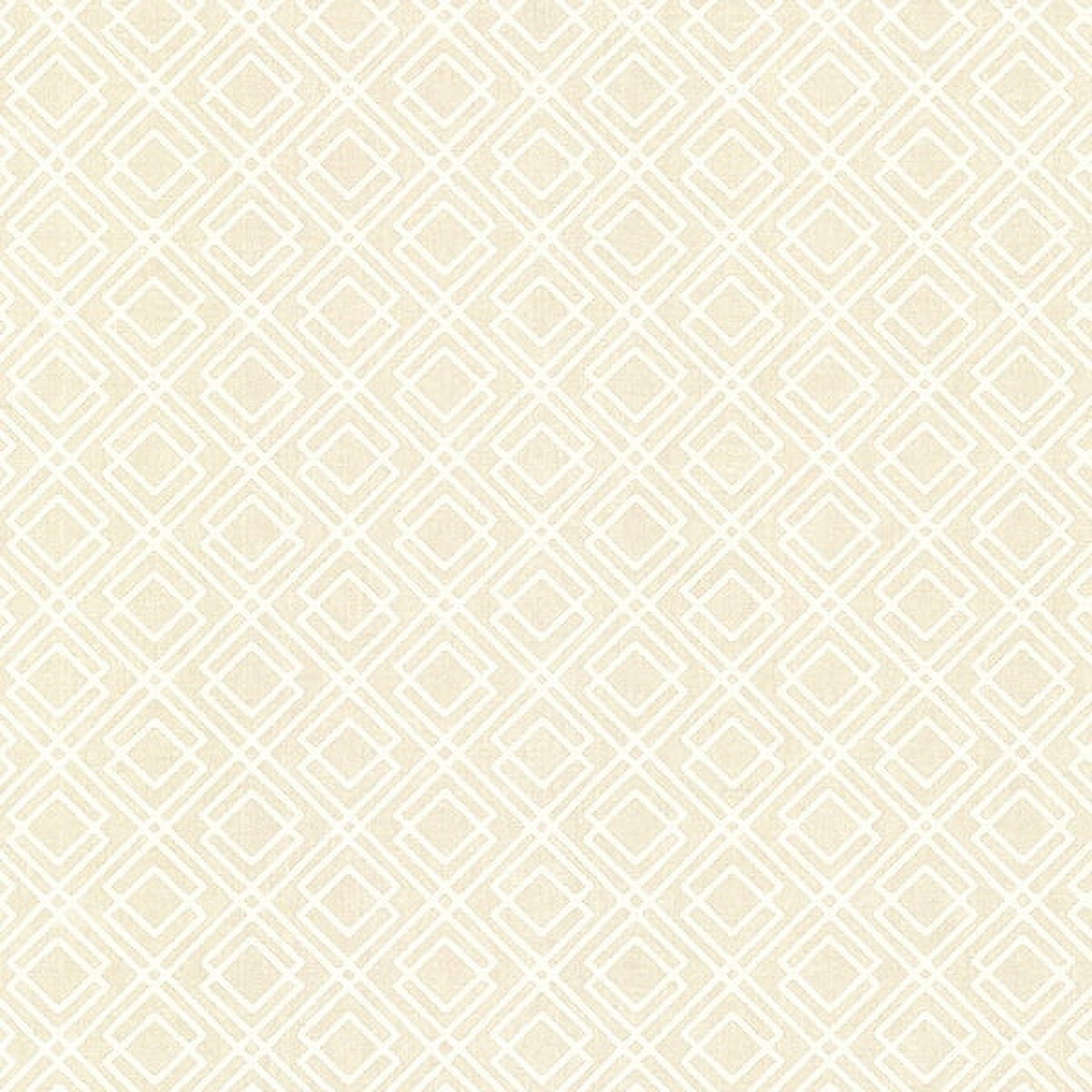Brewster Lattice Beige Milly Wallpaper, 20.5-in by 33-ft, 56.4 sq. ft