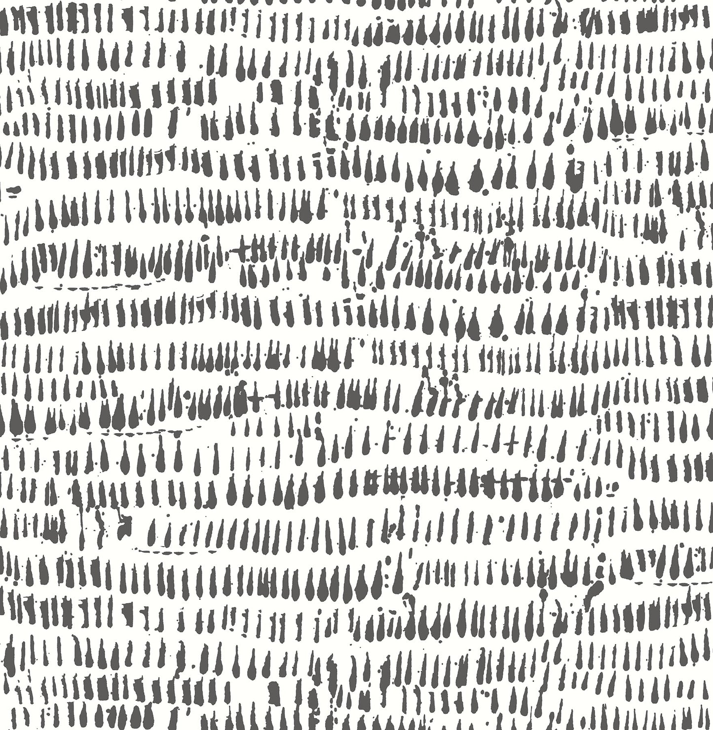 Brewster Runes Black Brushstrokes Unpasted Non Woven Wallpaper, 20.5-in by 33-ft, 56.4 sq. ft.
