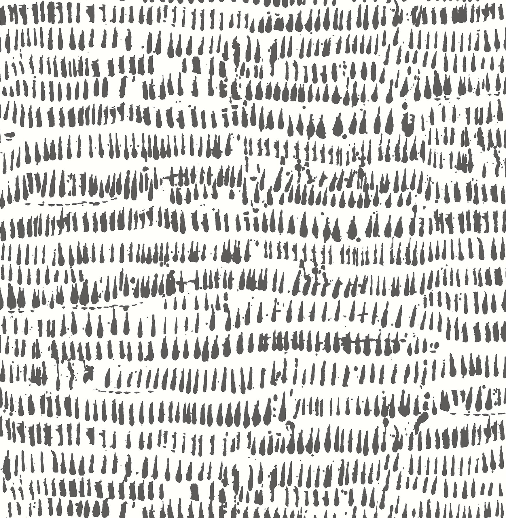Brewster Runes Black Brushstrokes Unpasted Non Woven Wallpaper, 20.5-in by 33-ft, 56.4 sq. ft.