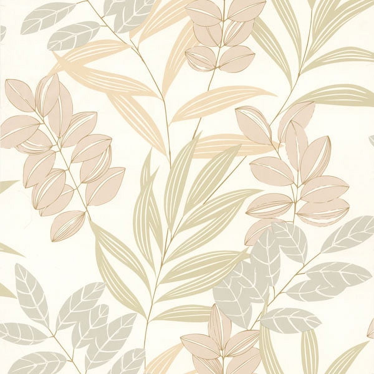 Brewster Tahiti Sage Tropical Wallpaper