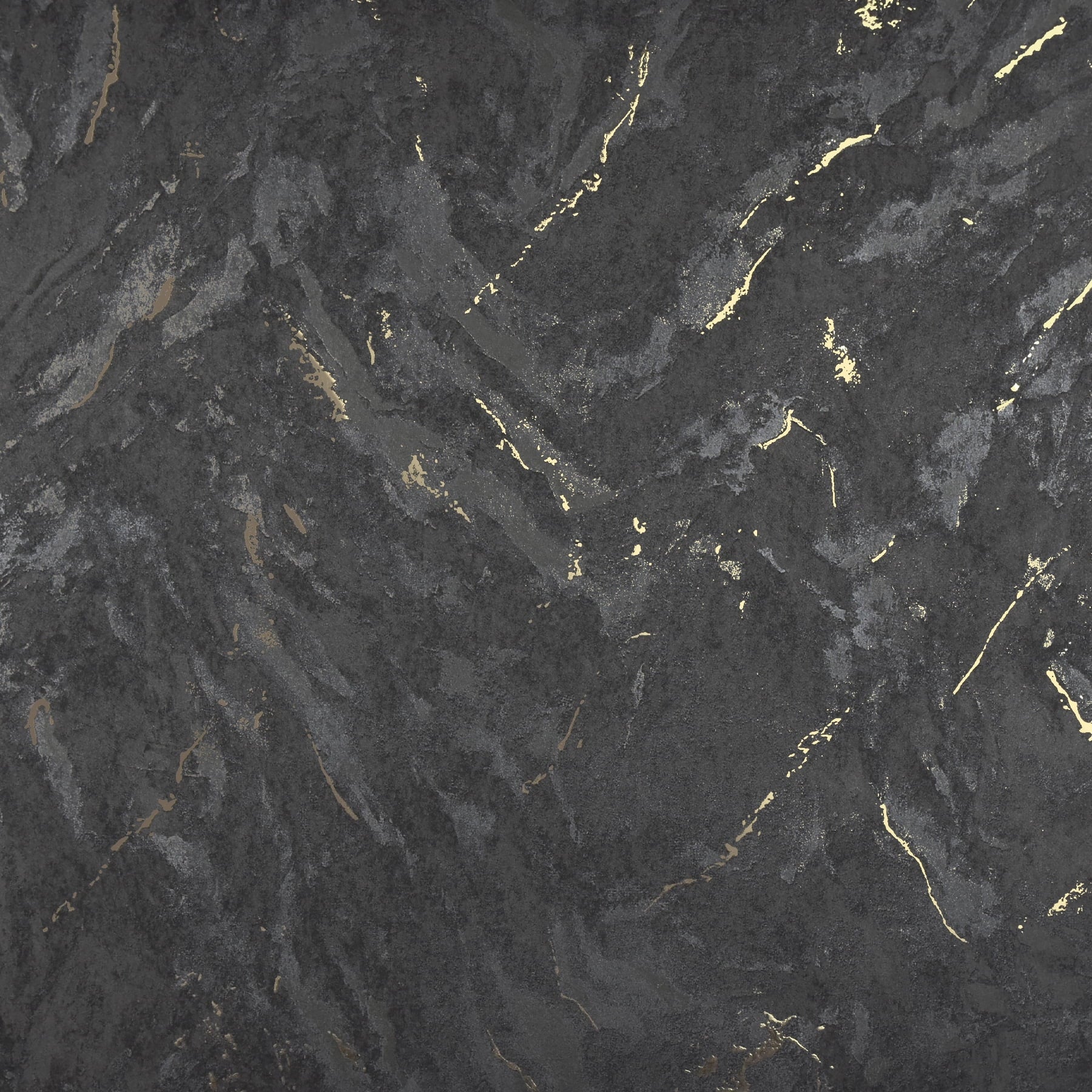 Brewster Titania Black Marble Texture Unpasted Non Woven Wallpaper, 27.5-in by 33-ft, 75.6 sq. ft.
