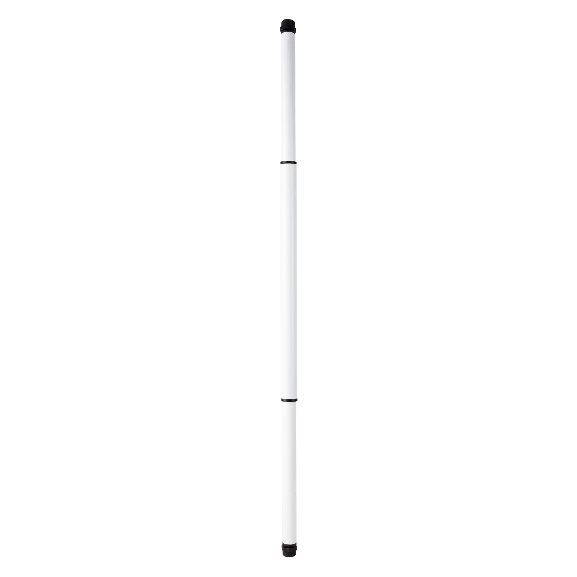 Brinks Steel Adjustable Window Security Bar with Brackets 15.5" to 34", White