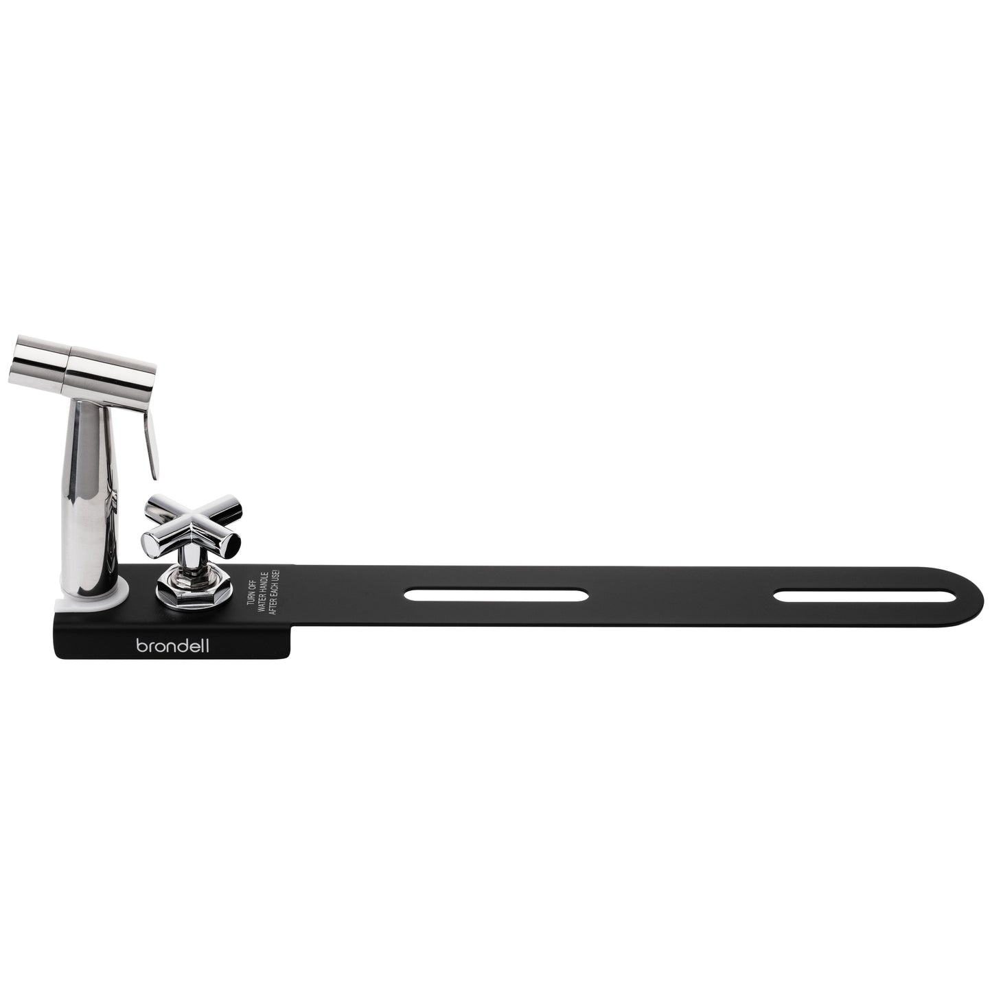 CleanSpa Luxury Hand-Held Bidet Holster with Integrated Shut Off, Stainless Steel