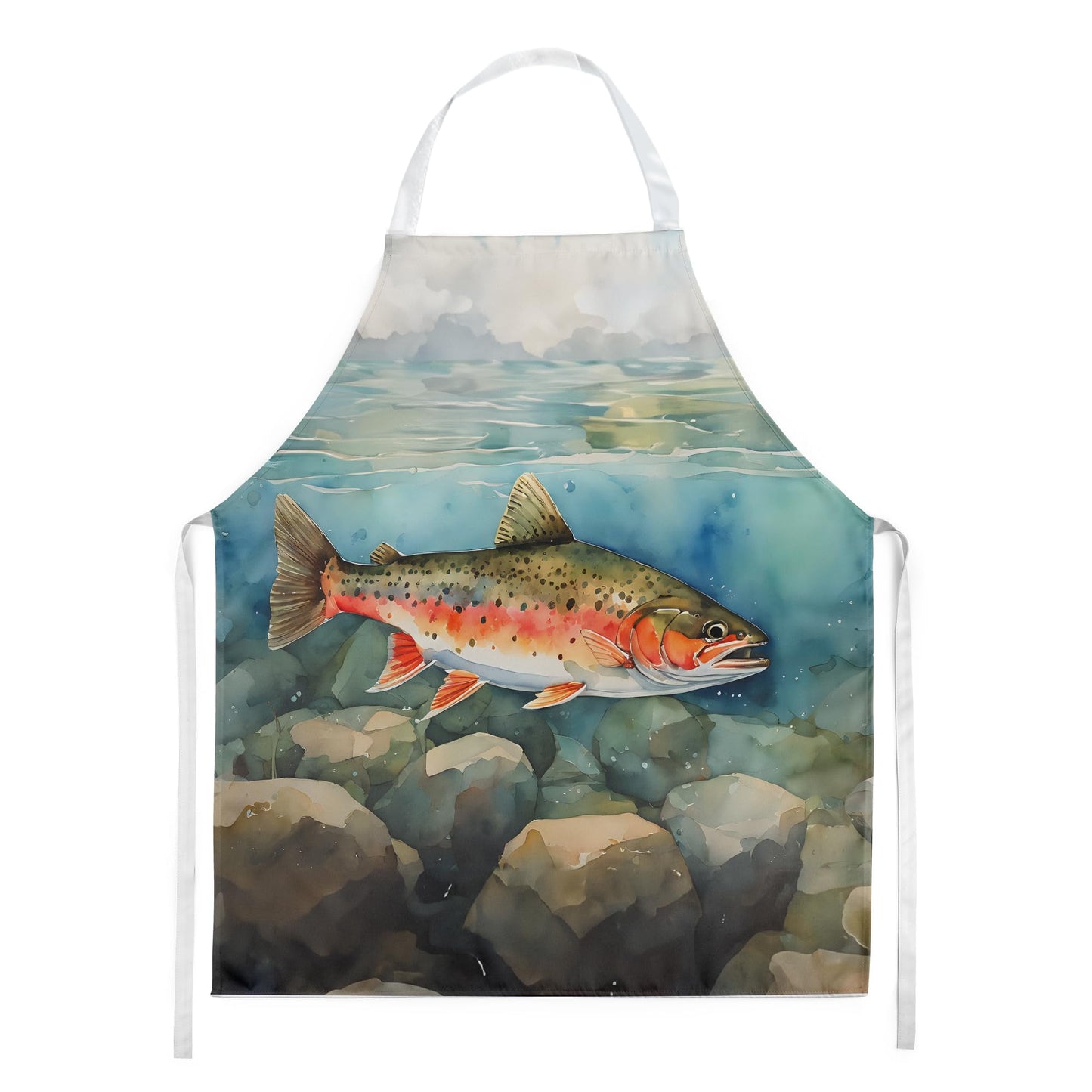 Brook Trout Apron 27 in x 30 in