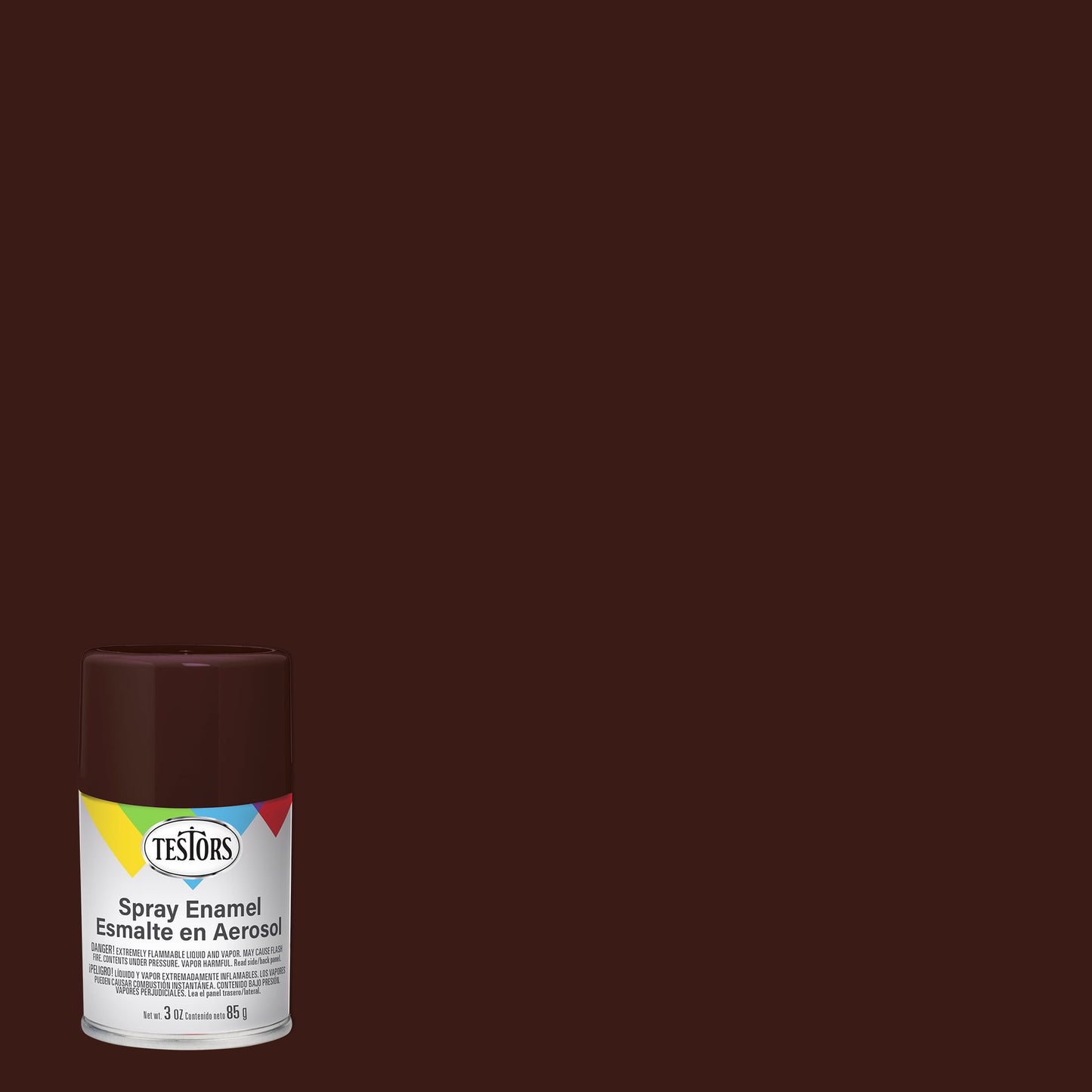 3 Pack, Brown, Rust-Oleum Testors Gloss Enamel Spray Paint- 1240T, 3 oz.