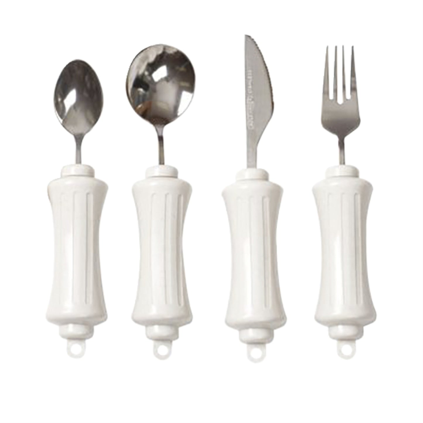 Built up handle utensils, straight, complete set