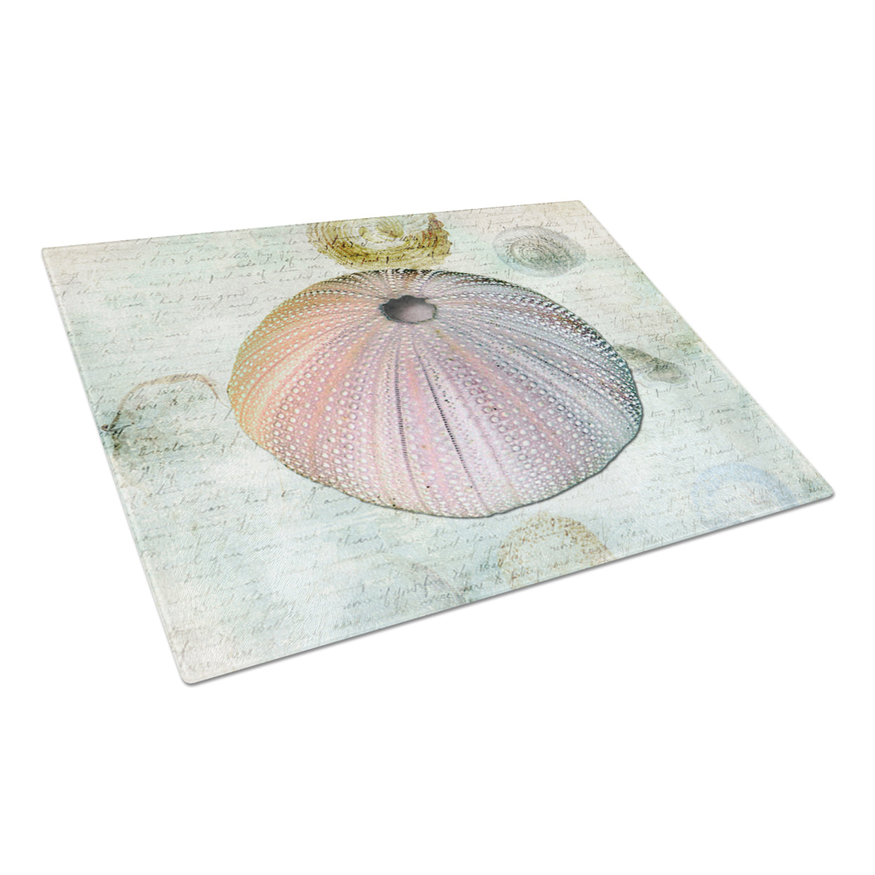 Caroline's Treasures Anemone Glass Cutting Board Large