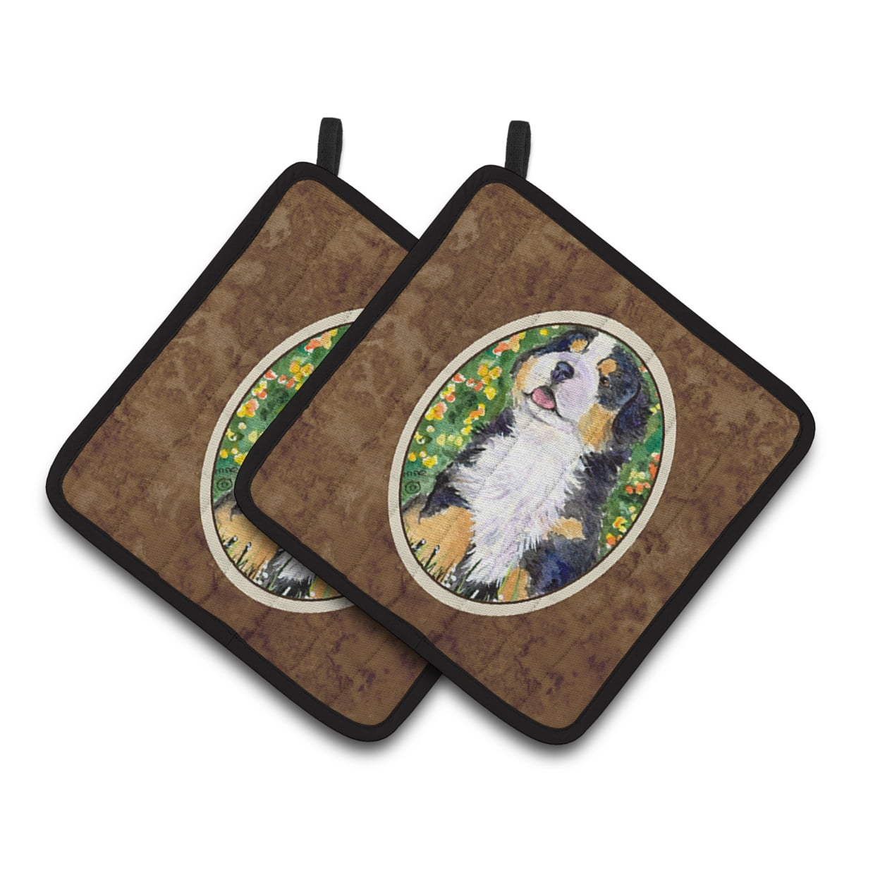 Caroline's Treasures Bernese Mountain Dog Par de Portavasos