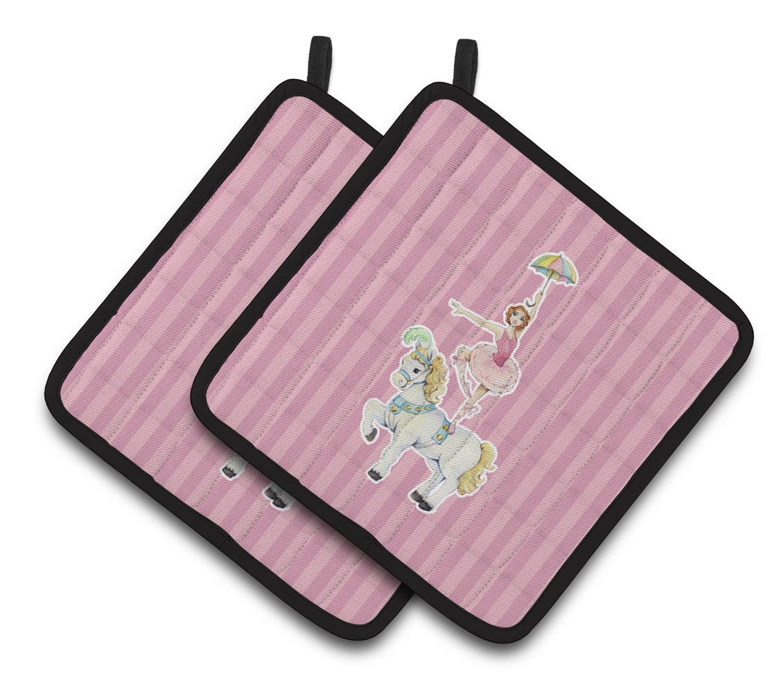 Circus Performer Pair of Pot Holders