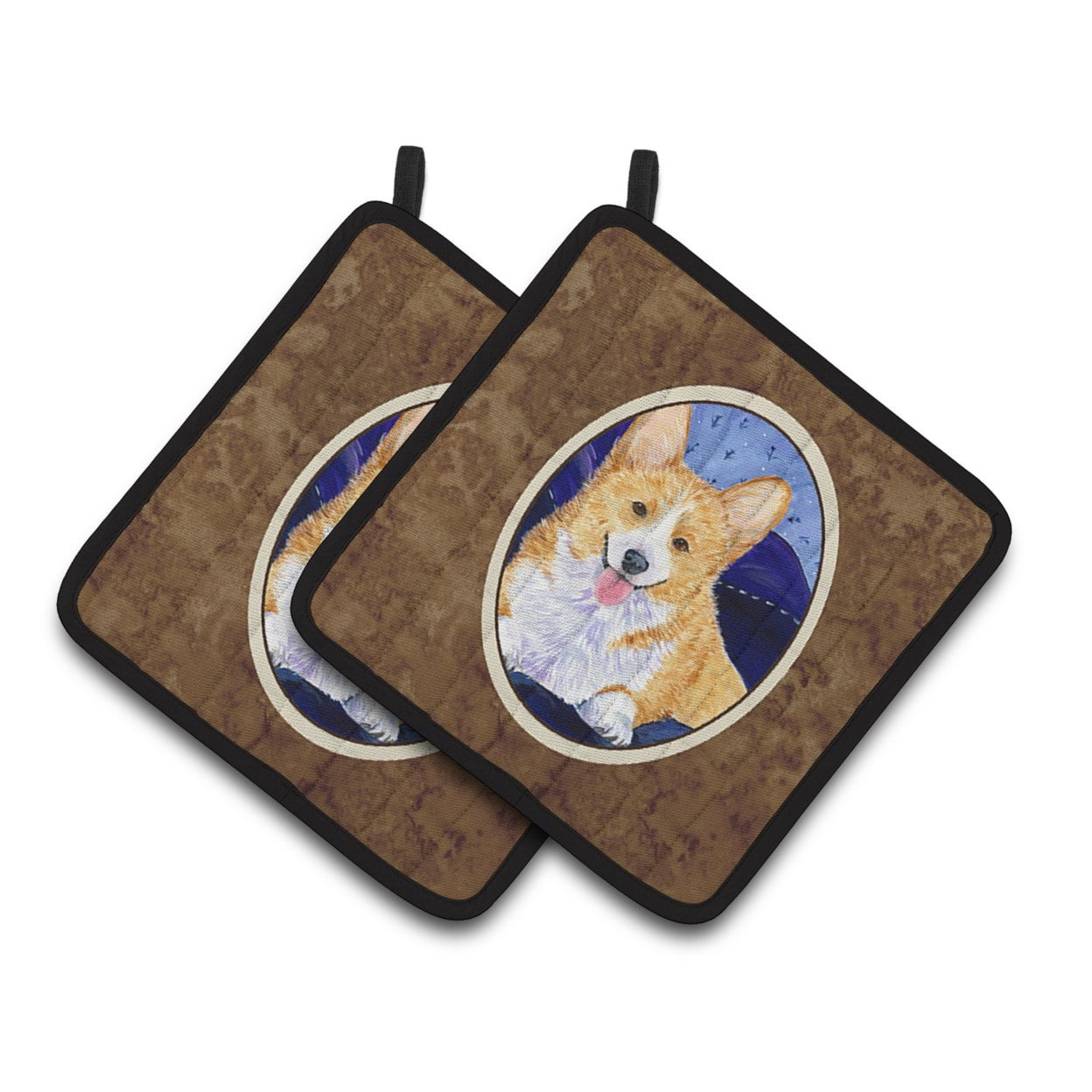 Caroline's Treasures Corgi Pair of Pot Holders
