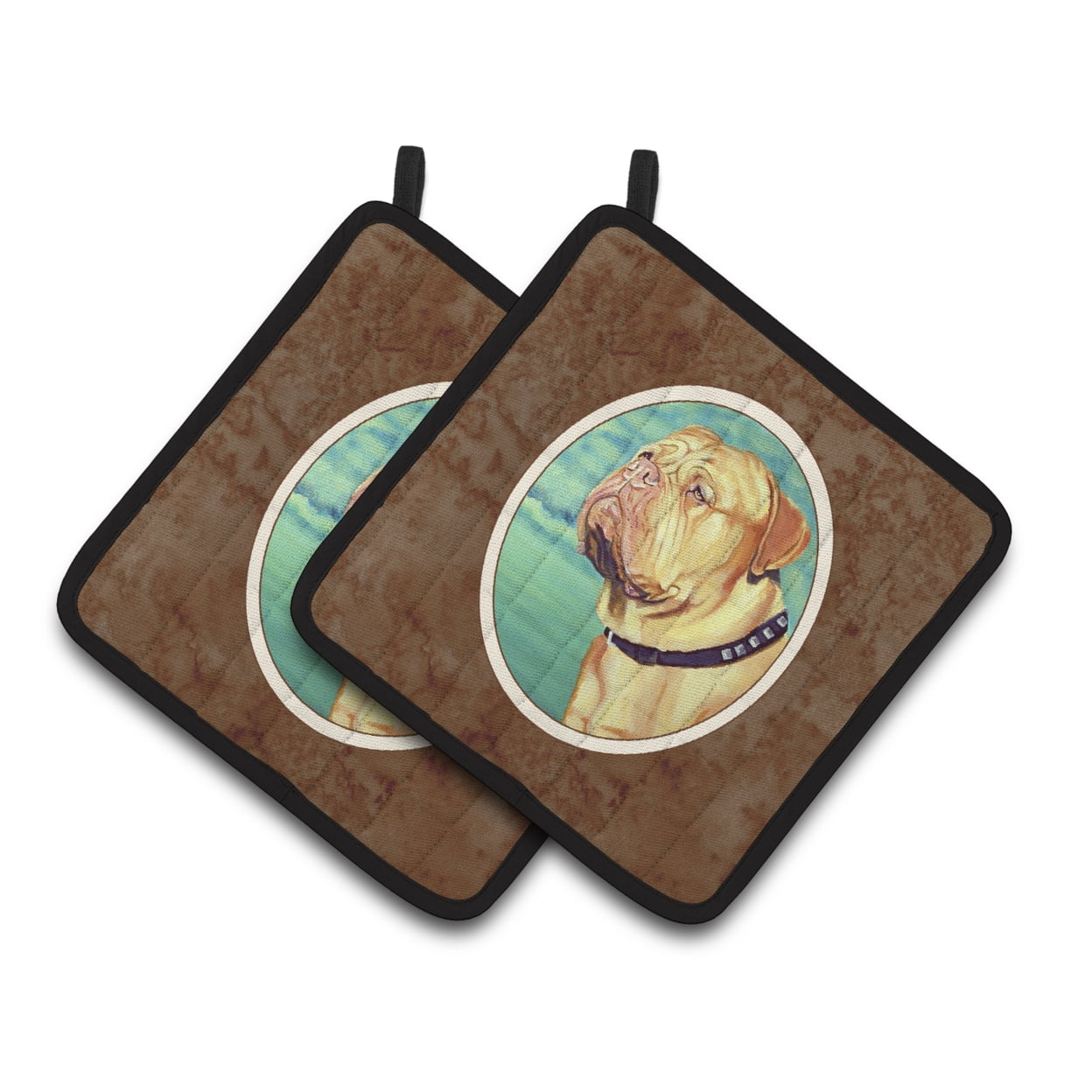 Caroline's Treasures Dogue de Bordeaux Pair of Pot Holders