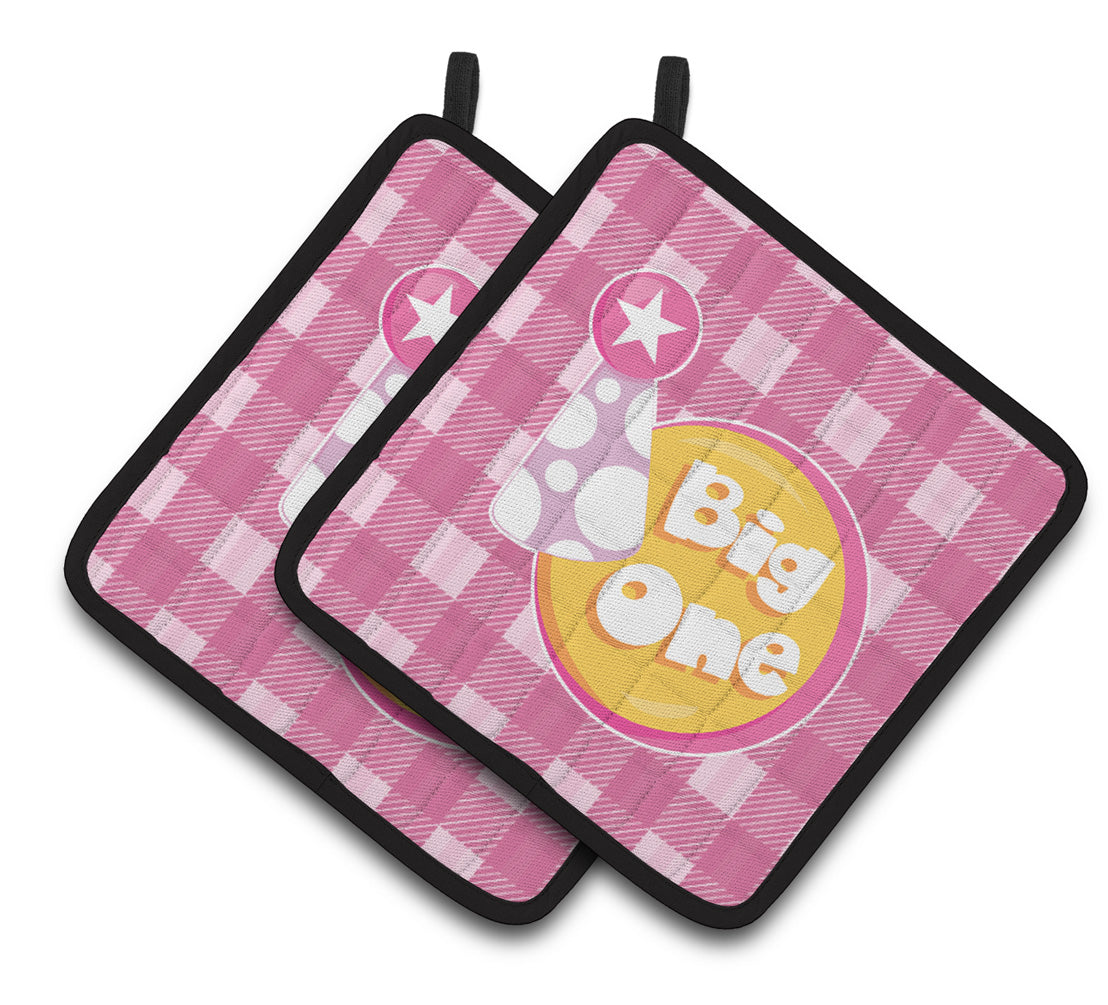 Caroline's Treasures Girl Big One Pair of Pot Holders