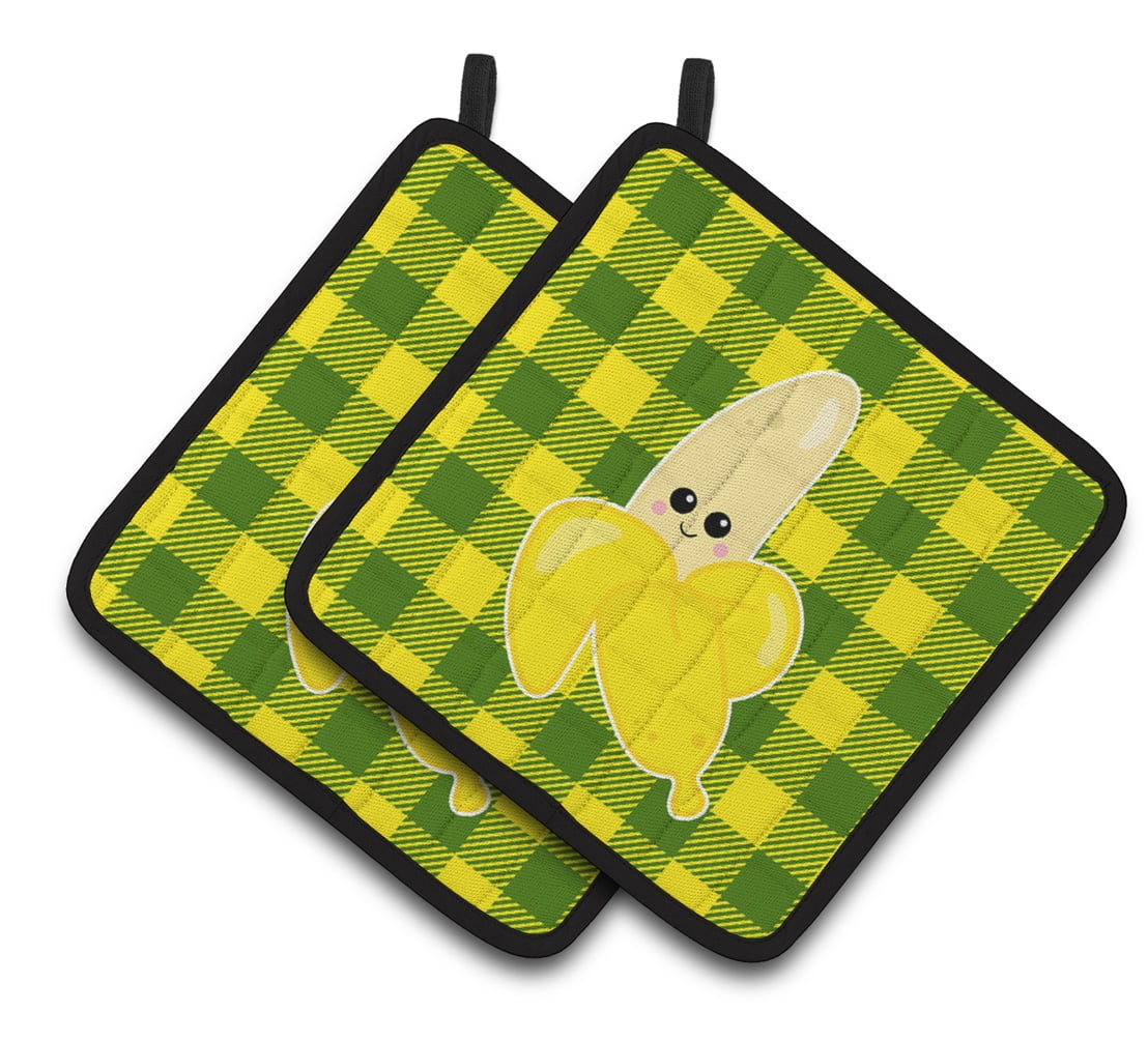 Caroline's Treasures Going Bananas Pair of Pot Holders