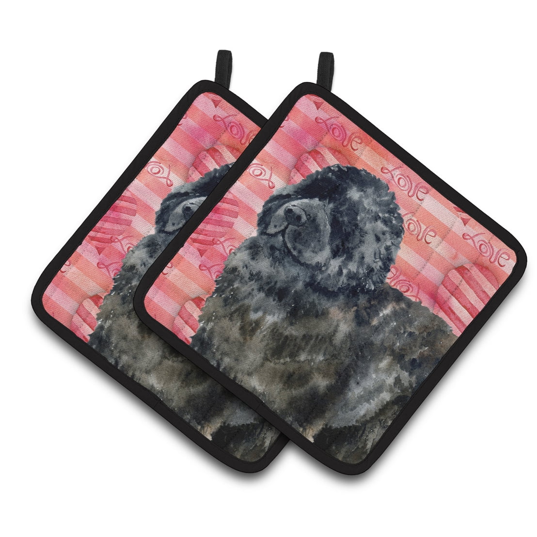 Newfoundland Love Pair of Pot Holders