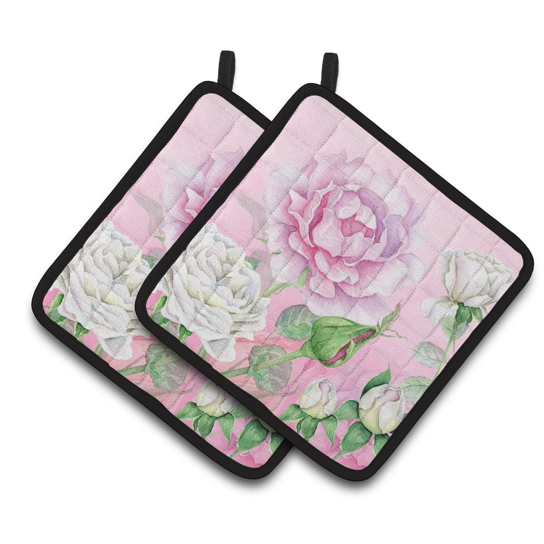 Rose Garden Pair of Pot Holders