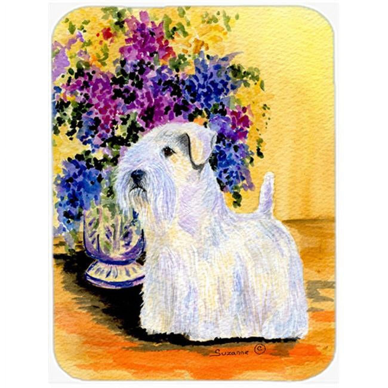 Caroline's Treasures Sealyham Terrier Glass Cutting Board Large