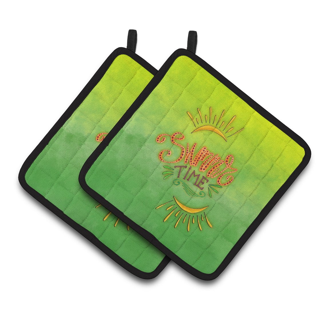 Caroline's Treasures Summer Time Pair of Pot Holders
