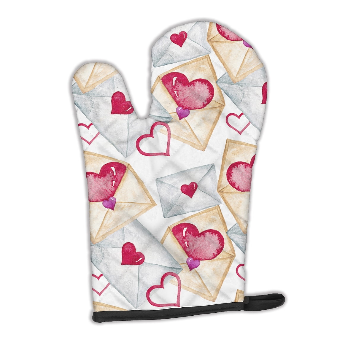 Watercolor Love Letters Oven Mitt