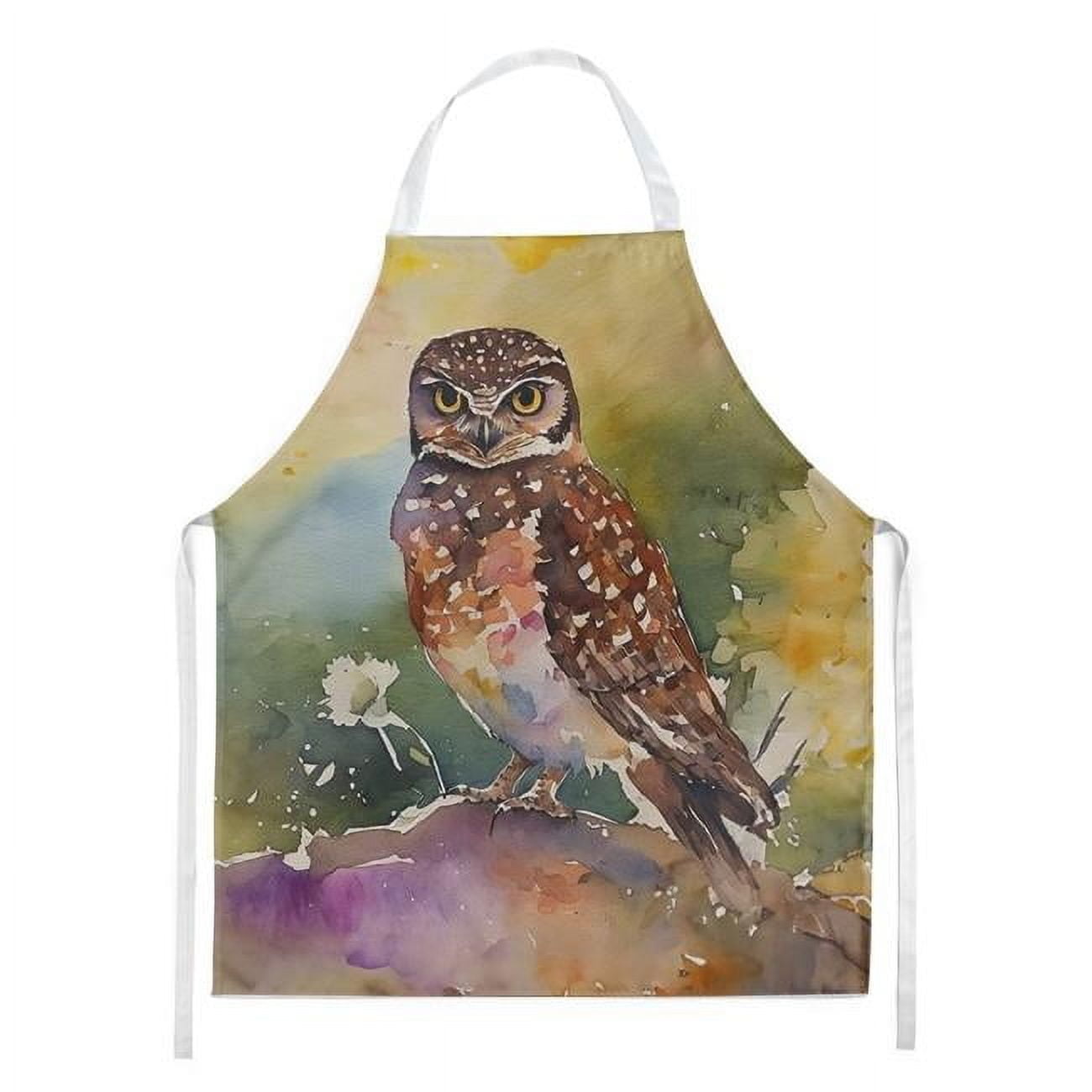 Burrowing Owl Apron 27 in x 30 in
