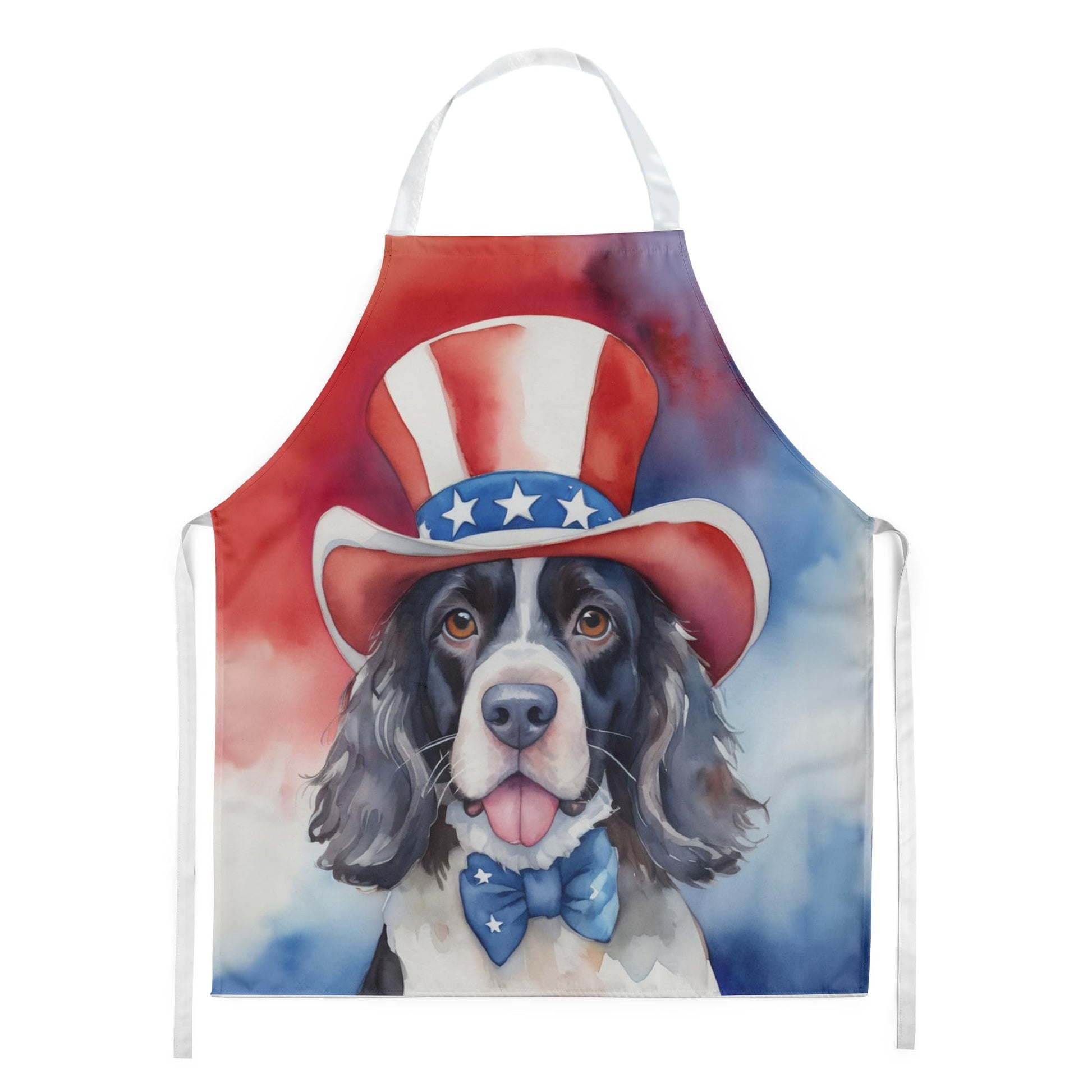 Carolines Treasures DAC5712APRON 30 x 27 in. English Springer Spaniel Patriotic American Apron