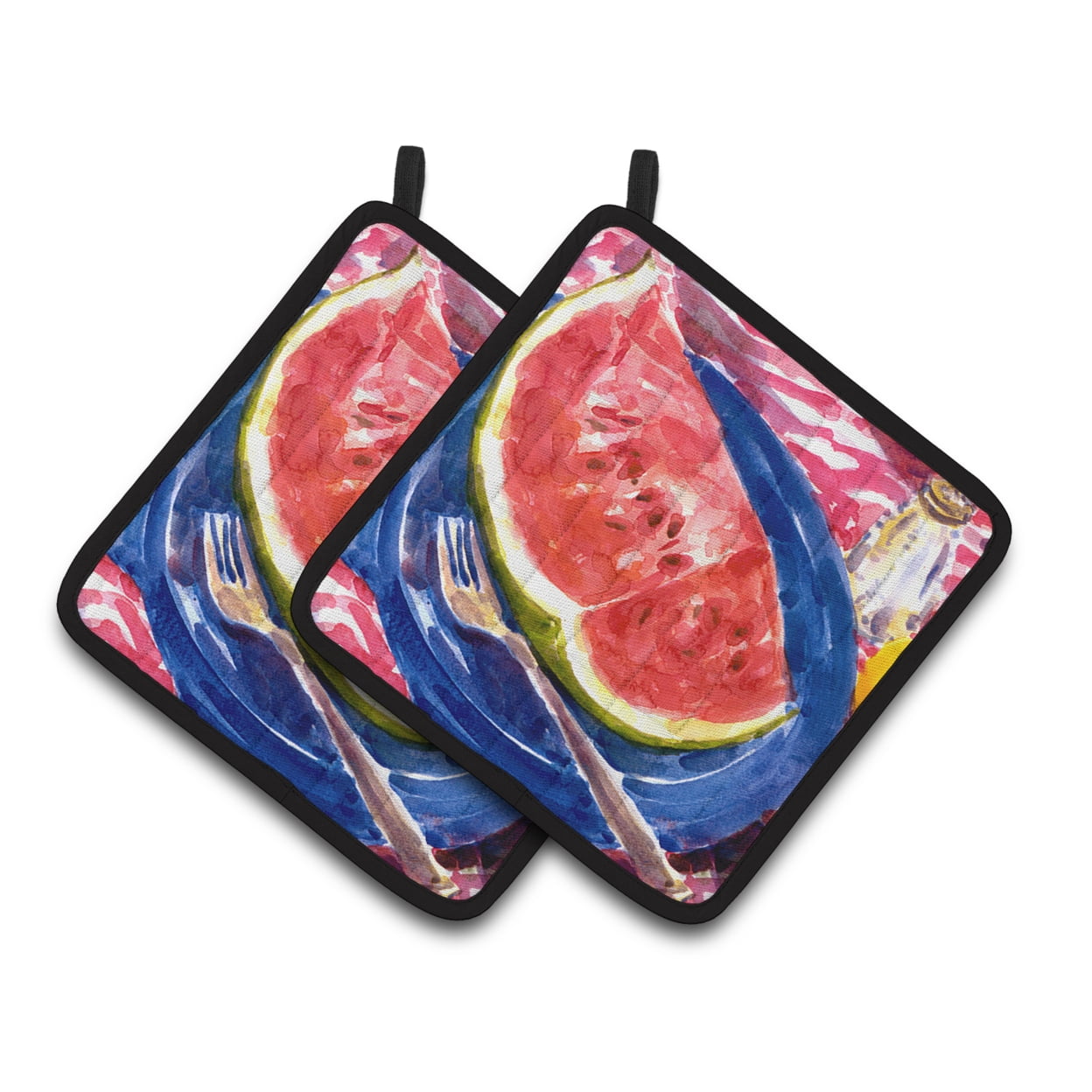 Watermelon Pair of Pot Holders