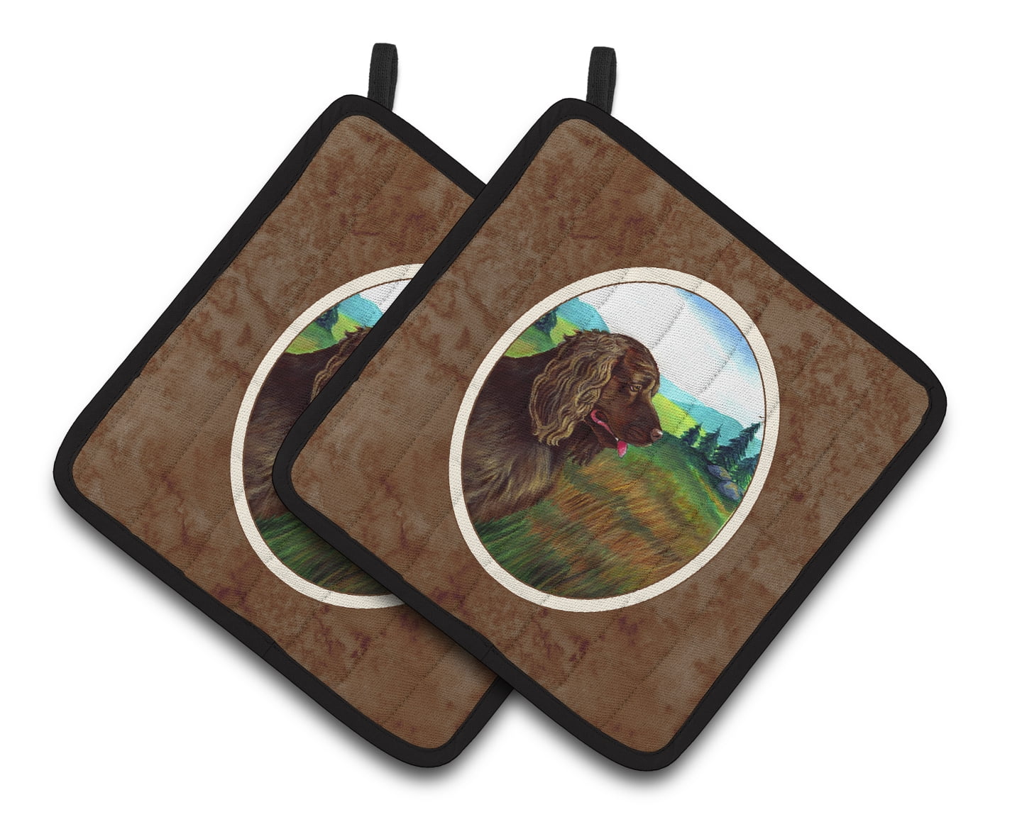 Sussex Spaniel Pair of Pot Holders