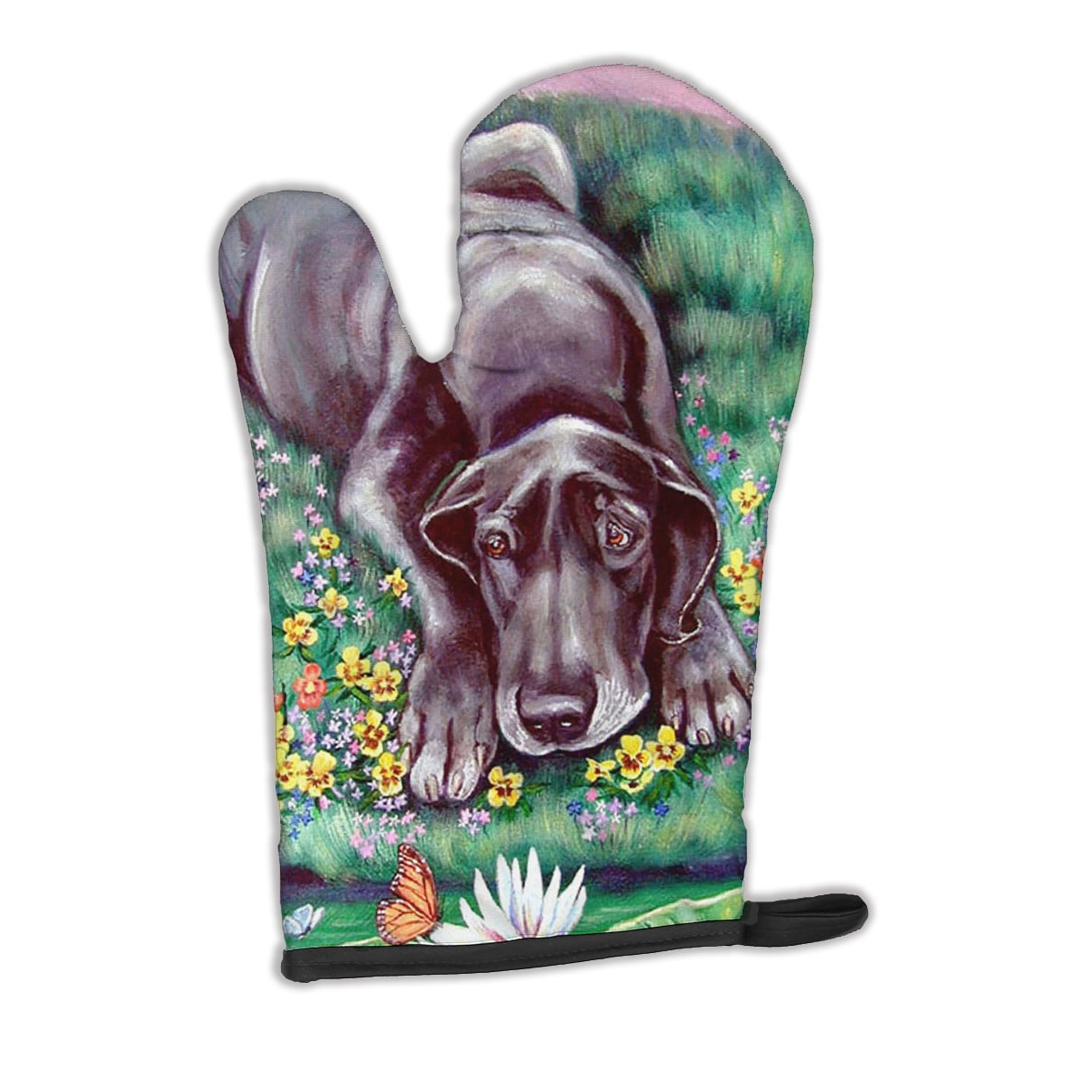 Blue Great Dane Oven Mitt