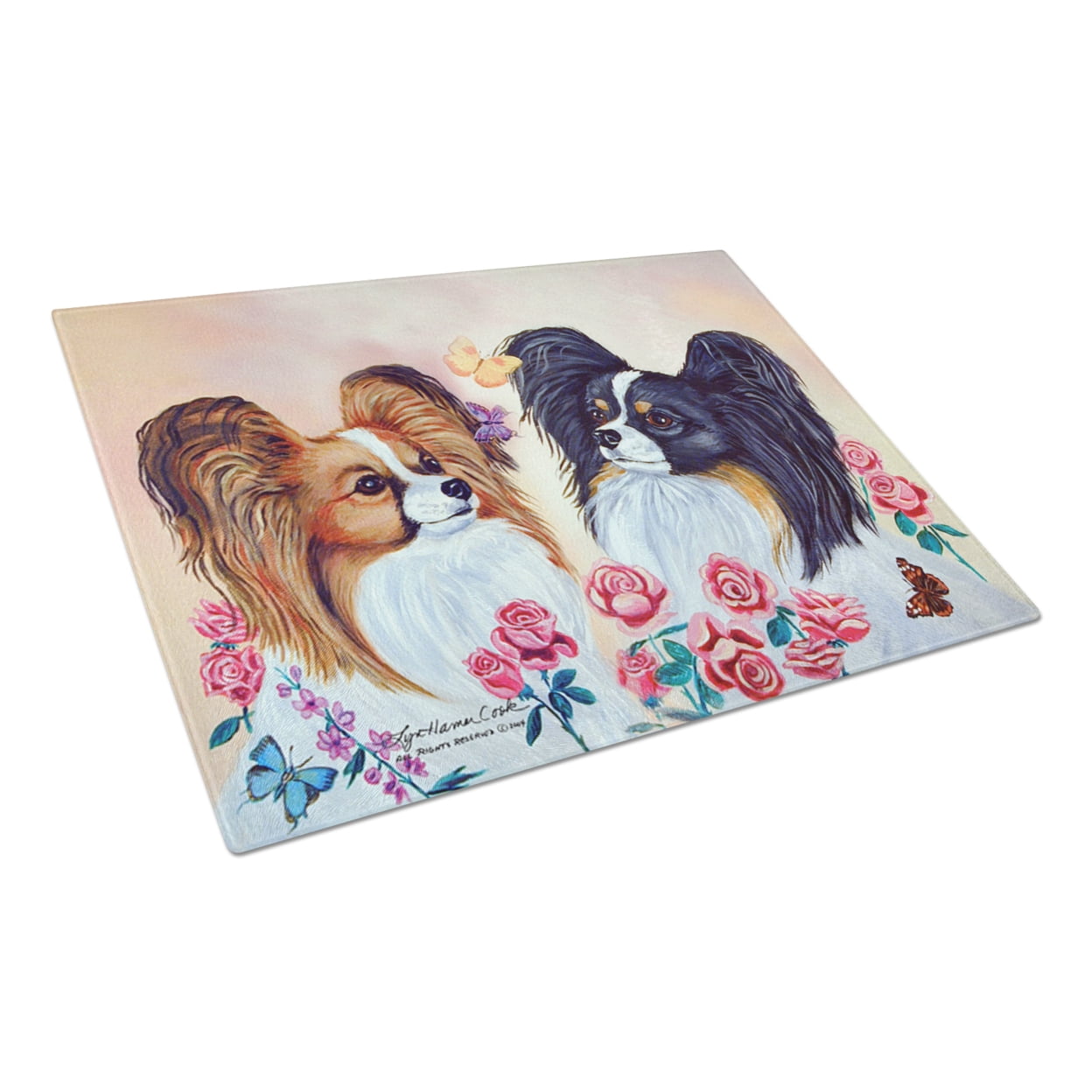 Papillon Glass Cutting Board Large