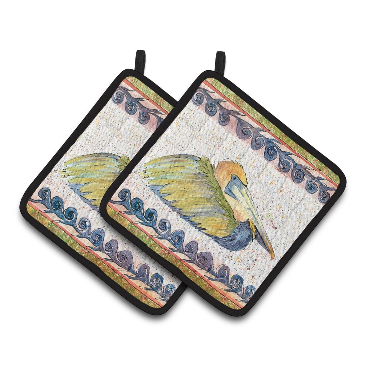 Bird - Pelican Pair of Pot Holders