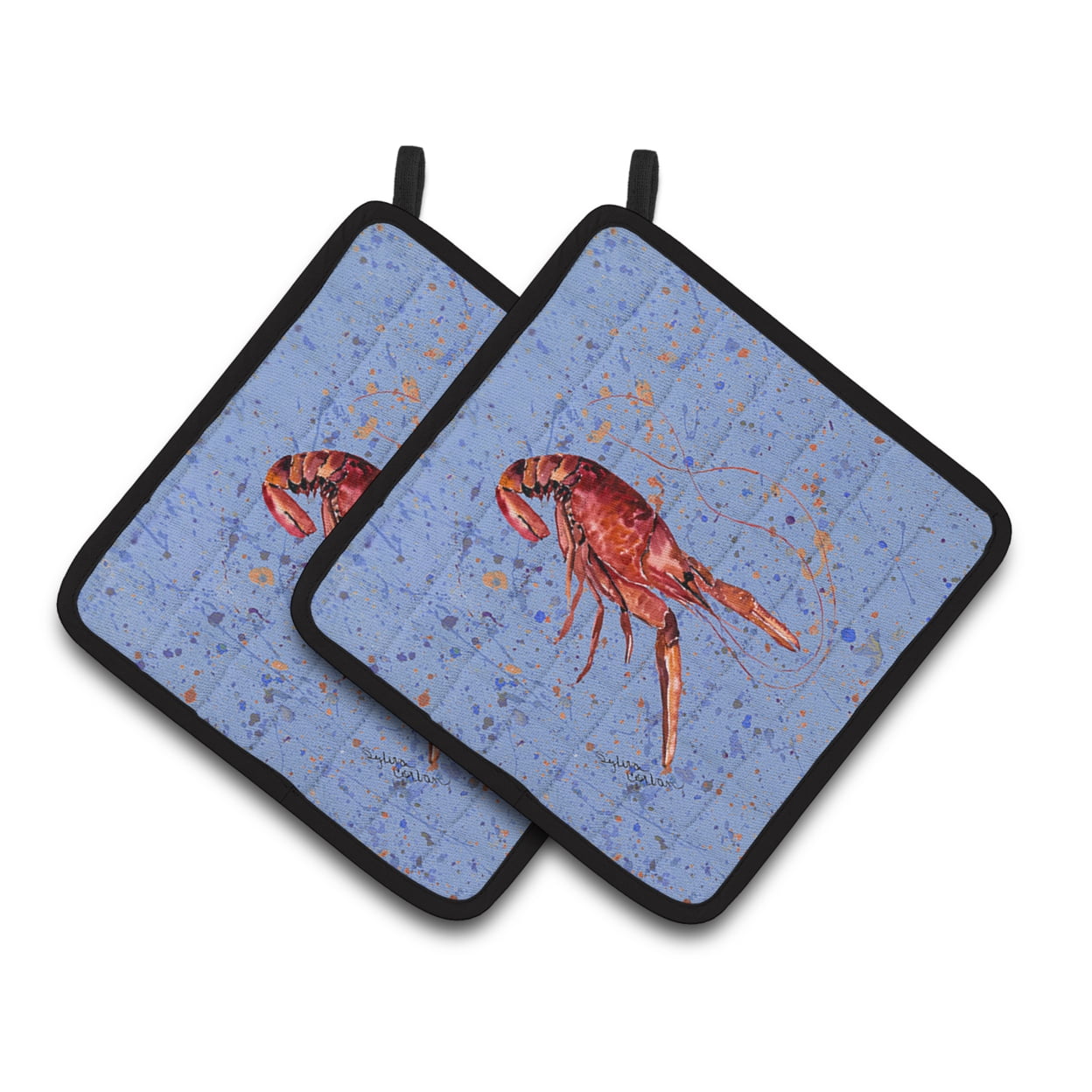 Crawfish Pair of Pot Holders