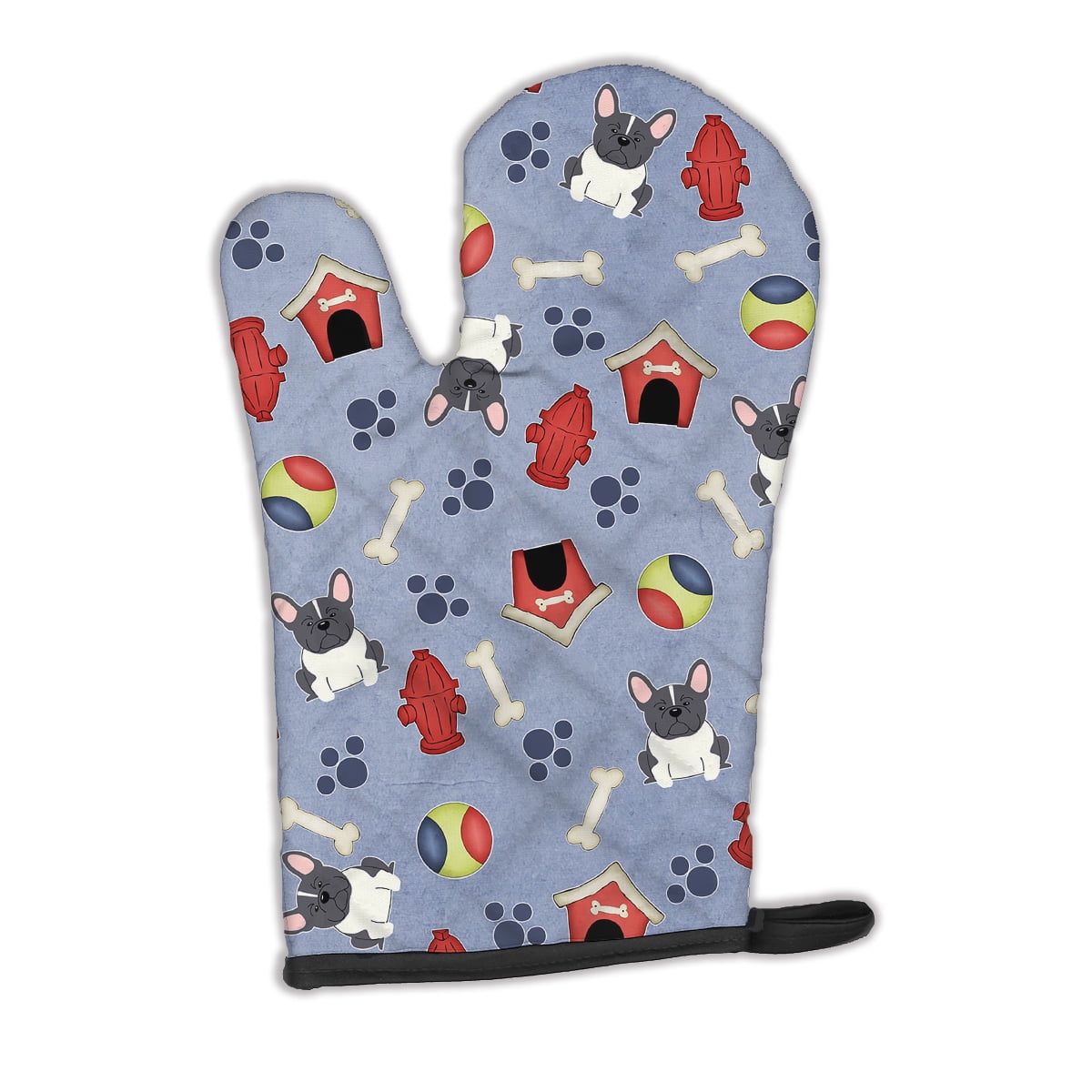 Carolines Treasures BB2625OVMT Dog House Collection French Bulldog Black White Oven Mitt Large multicolor