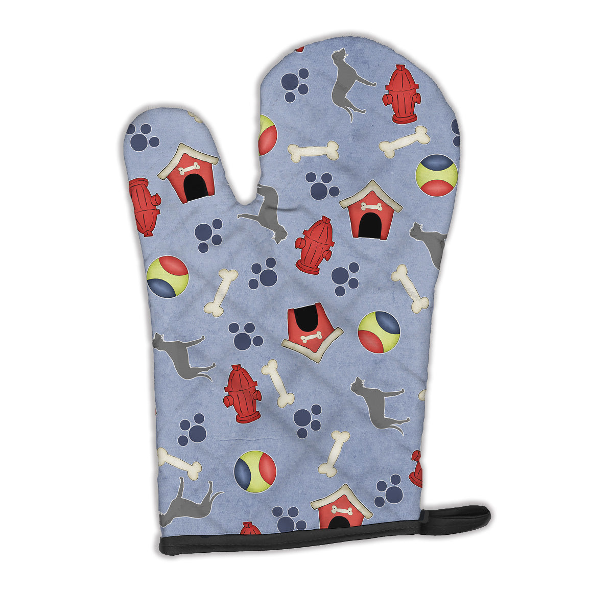 Irish Wolfhound Dog House Collection Oven Mitt