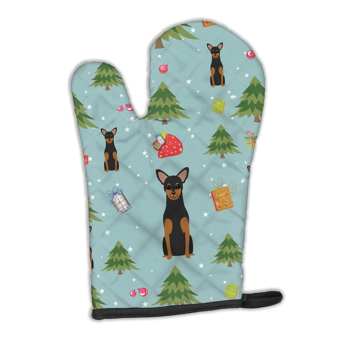 Christmas Manchester Terrier Oven Mitt