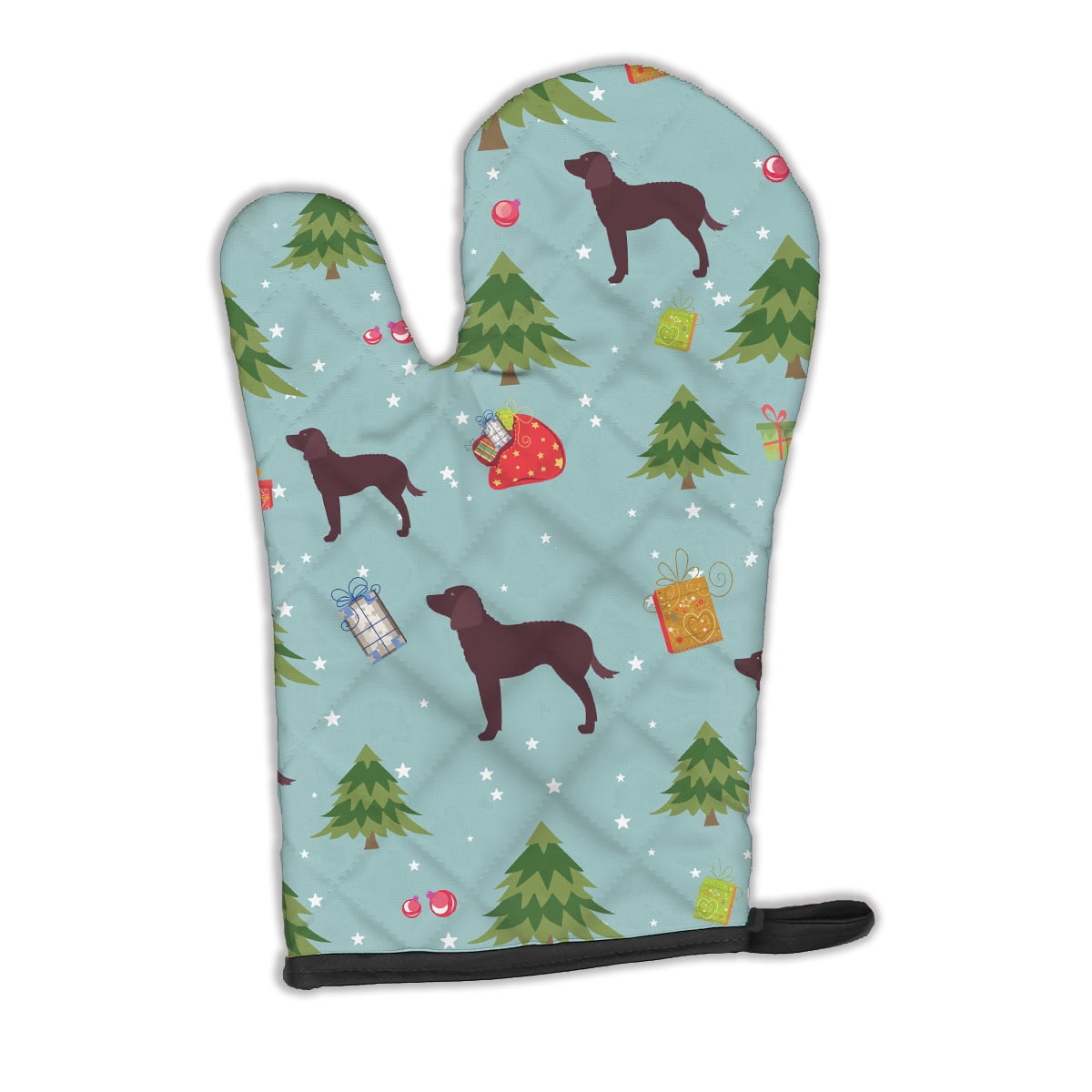 Christmas American Water Spaniel Oven Mitt