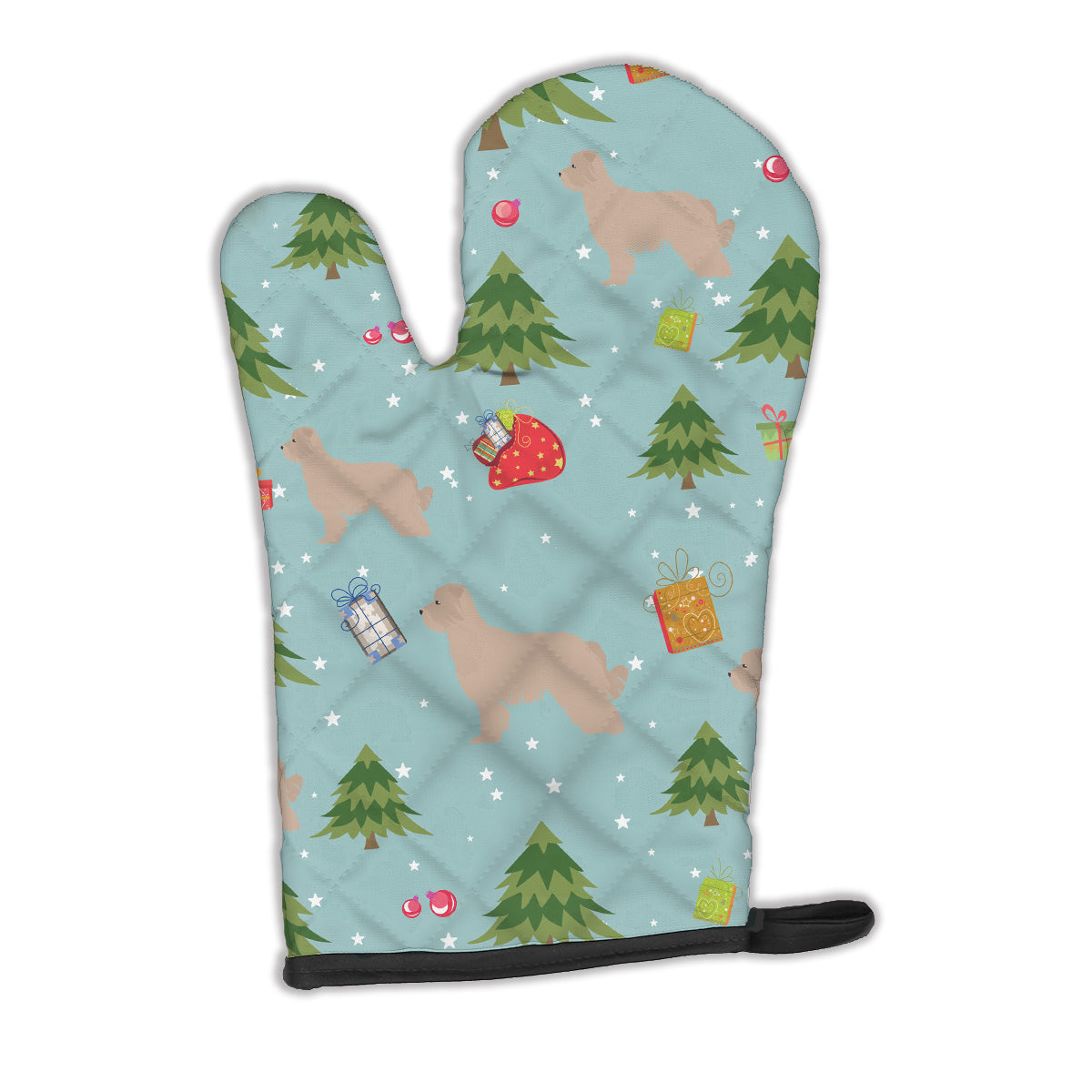 Christmas Pyrenean Shepherd Oven Mitt