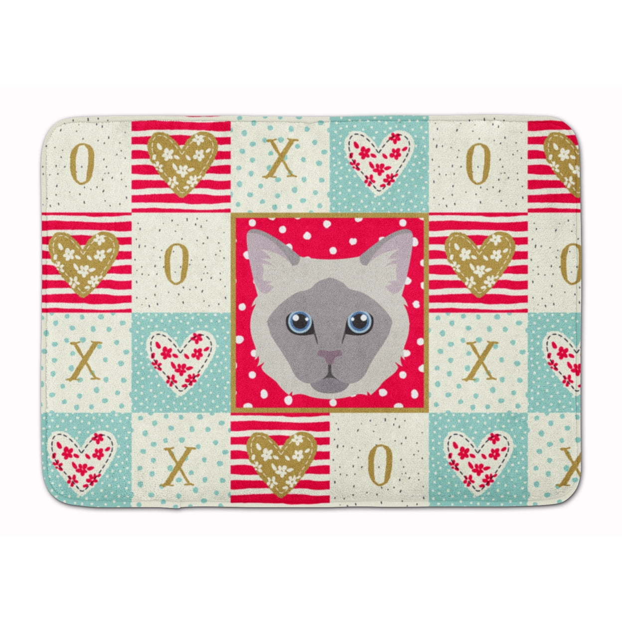 Carolines Treasures CK5144RUG 19 x 27 in. Owyhee Bob Cat Love Machine Washable Memory Foam Mat