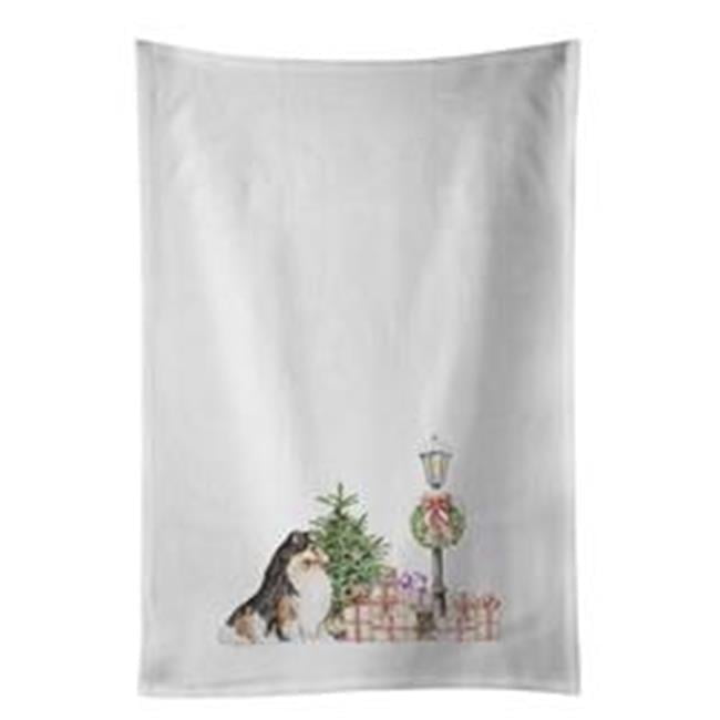 Carolines Treasures CK8171WTKT 28 x 19 in. Unisex Sheltie & Shetland Sheepdog Tricolor White Dish Towels Kitchen Towel - Set of 2