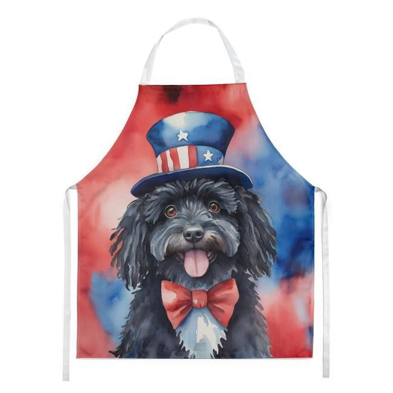 Puli Patriotic American Apron 27 in x 30 in