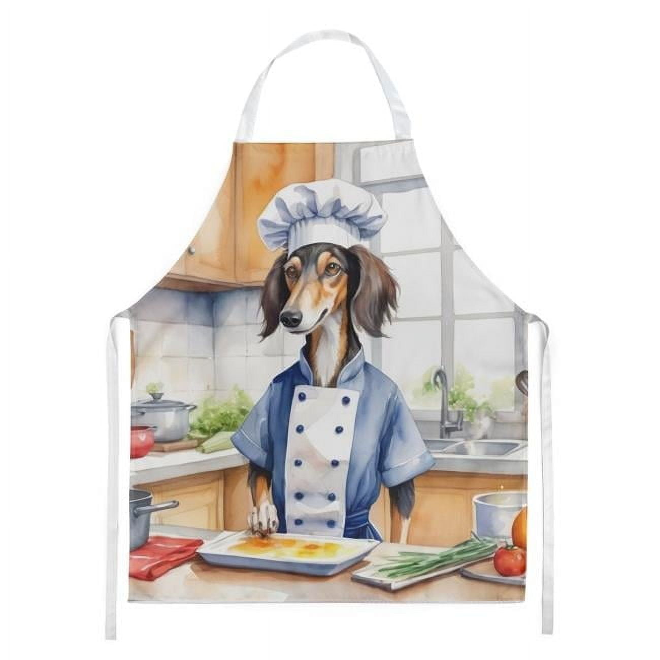 Carolines Treasures DAC6318APRON 30 x 27 in. Saluki The Chef Apron