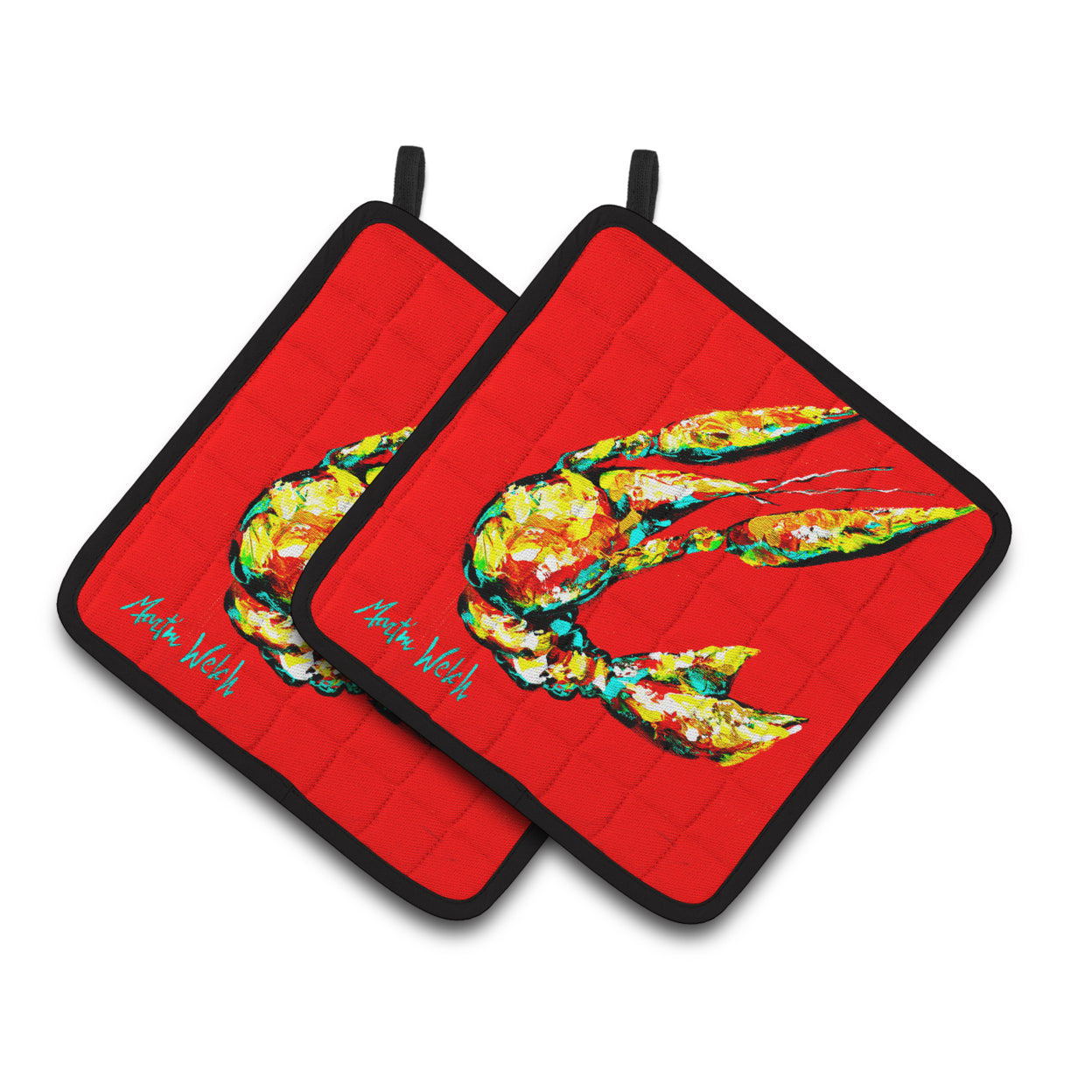Crawfish Move Over Pair of Pot Holders