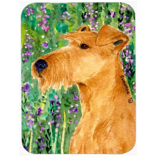 Carolines Treasures SS1004LCB Irish Terrier Glass Cutting Board Large, 12H x 16W, multicolor