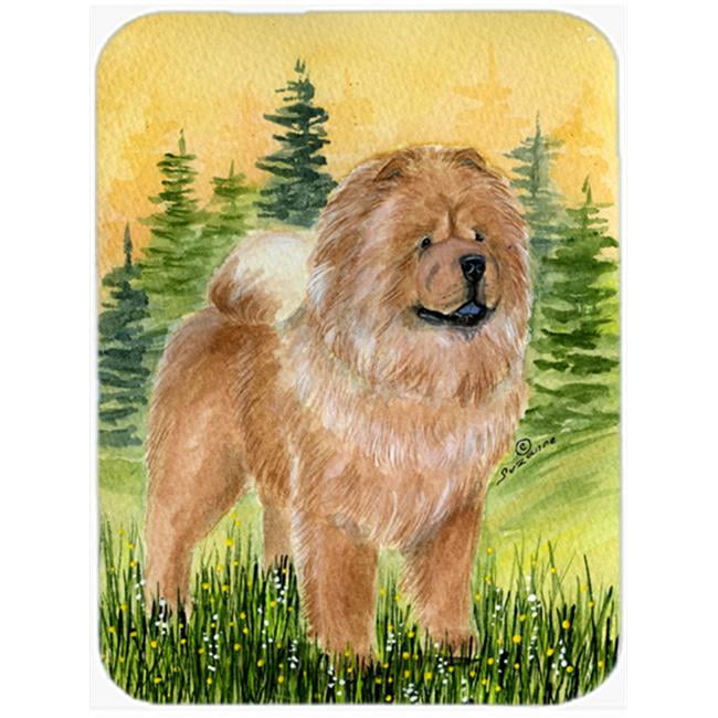 Carolines Treasures SS7004LCB Chow Chow Glass Cutting Board Large, 12H x 16W, multicolor