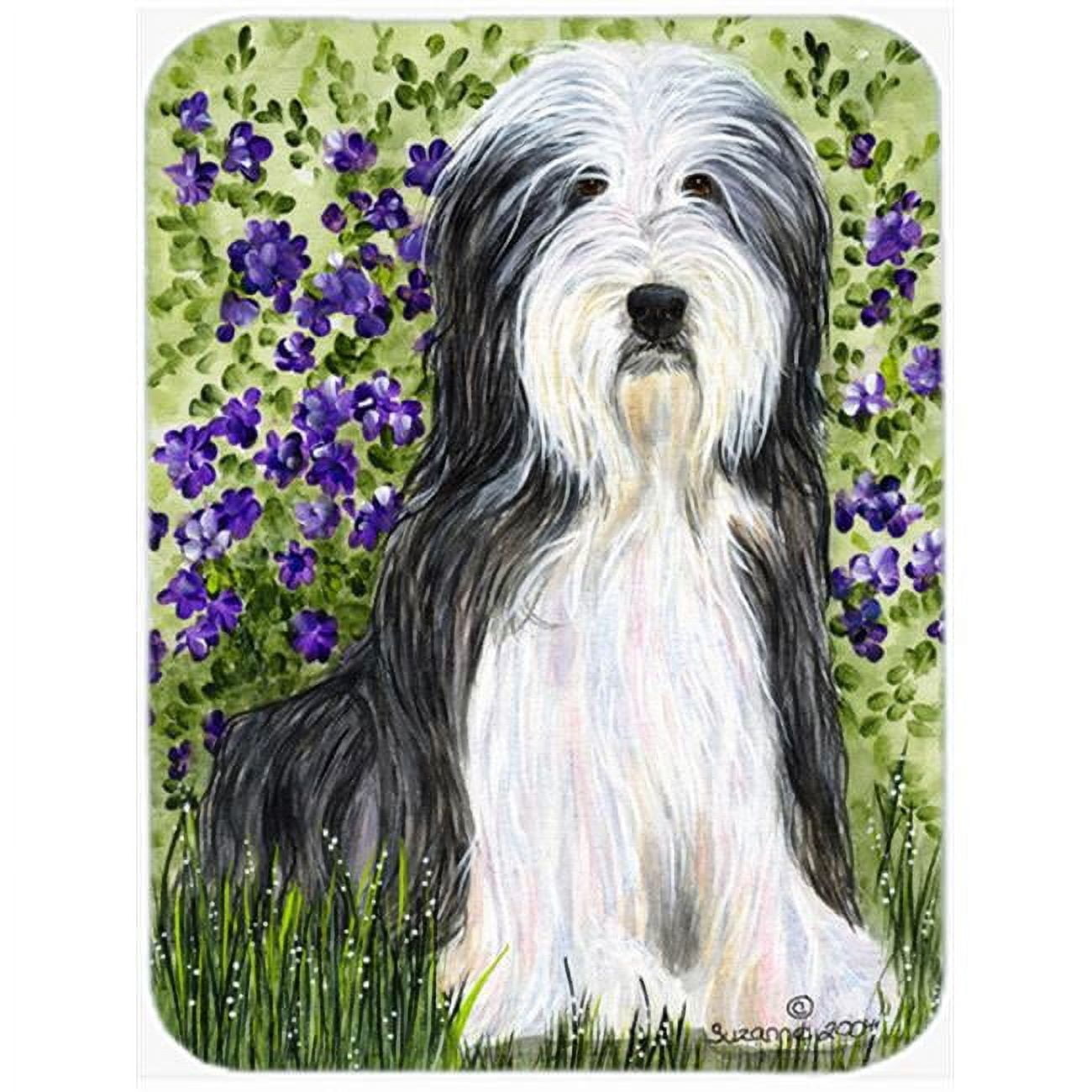 Carolines Treasures SS8022LCB Bearded Collie Glass Cutting Board Large, 12H x 16W, multicolor
