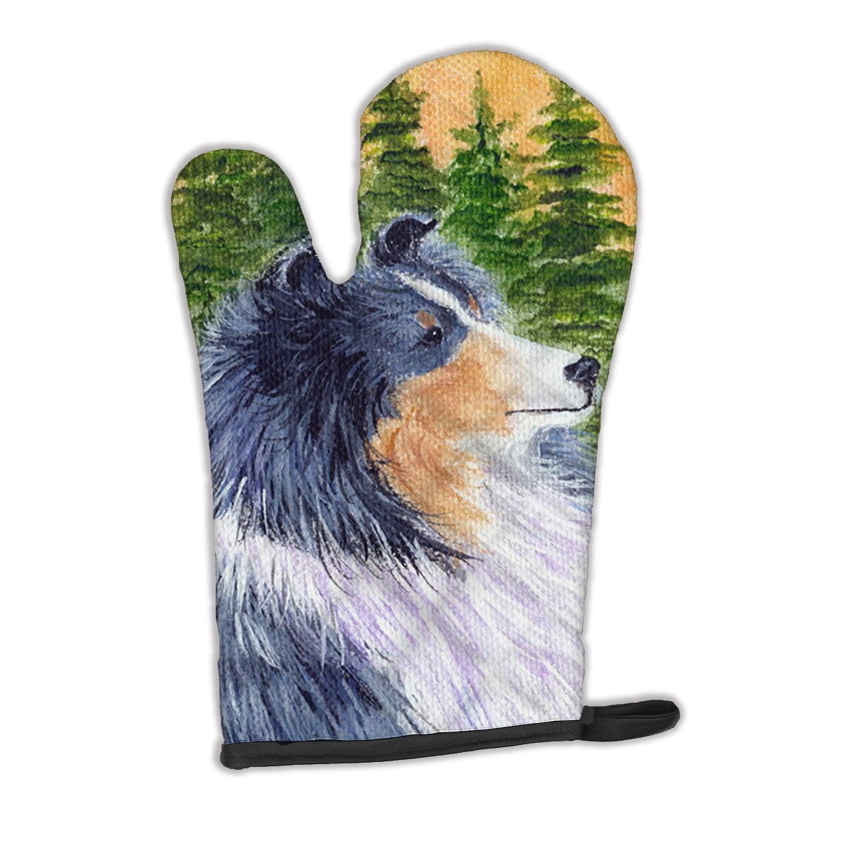 Carolines Treasures SS8142OVMT Sheltie Oven Mitt Large multicolor