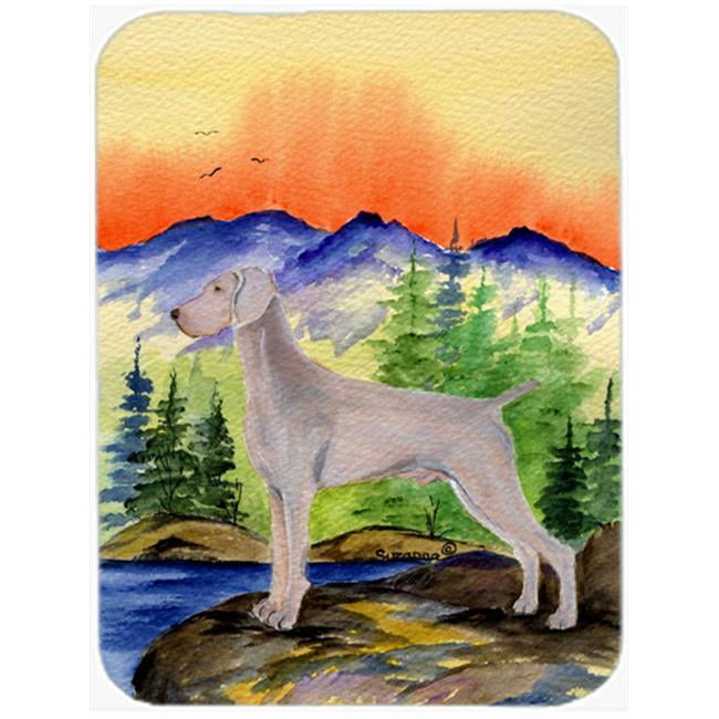 Carolines Treasures SS8267LCB Weimaraner Glass Cutting Board Large, 12H x 16W, multicolor