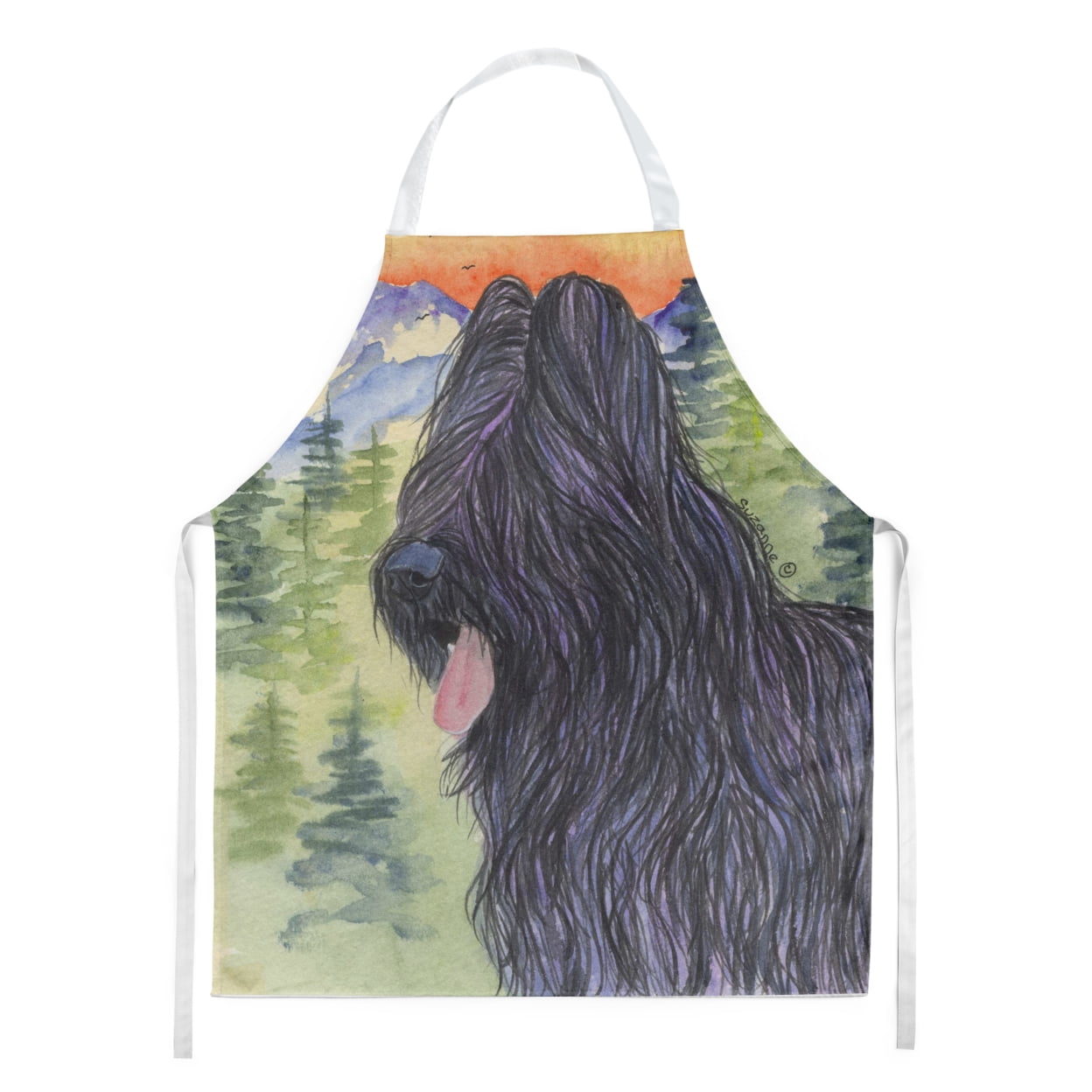 Carolines Treasures SS8319APRON Briard Apron Large multicolor