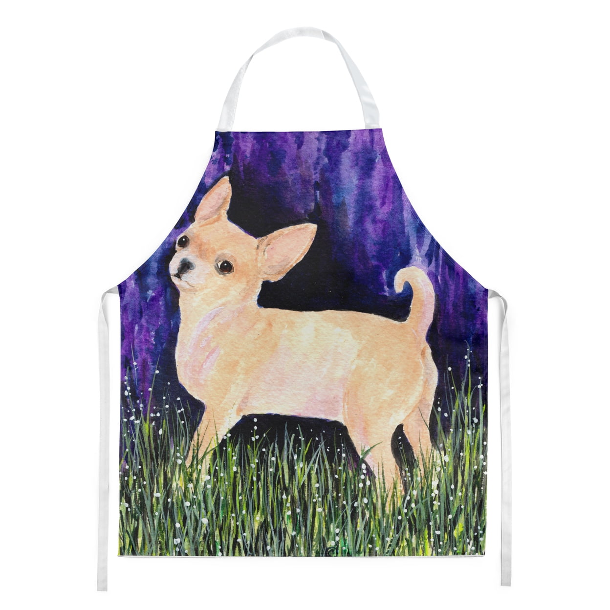 Carolines Treasures SS8514APRON Starry Night Chihuahua Apron Large multicolor