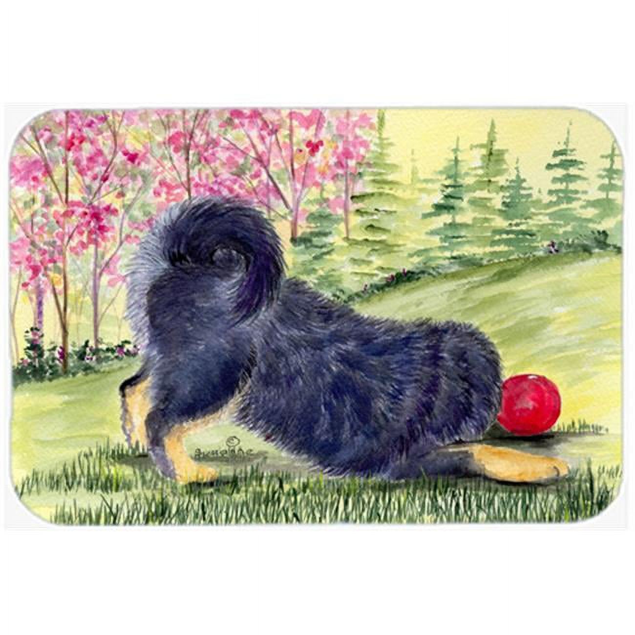 Carolines Treasures SS8612LCB Tibetan Mastiff Glass Cutting Board Large, 12H x 16W, multicolor