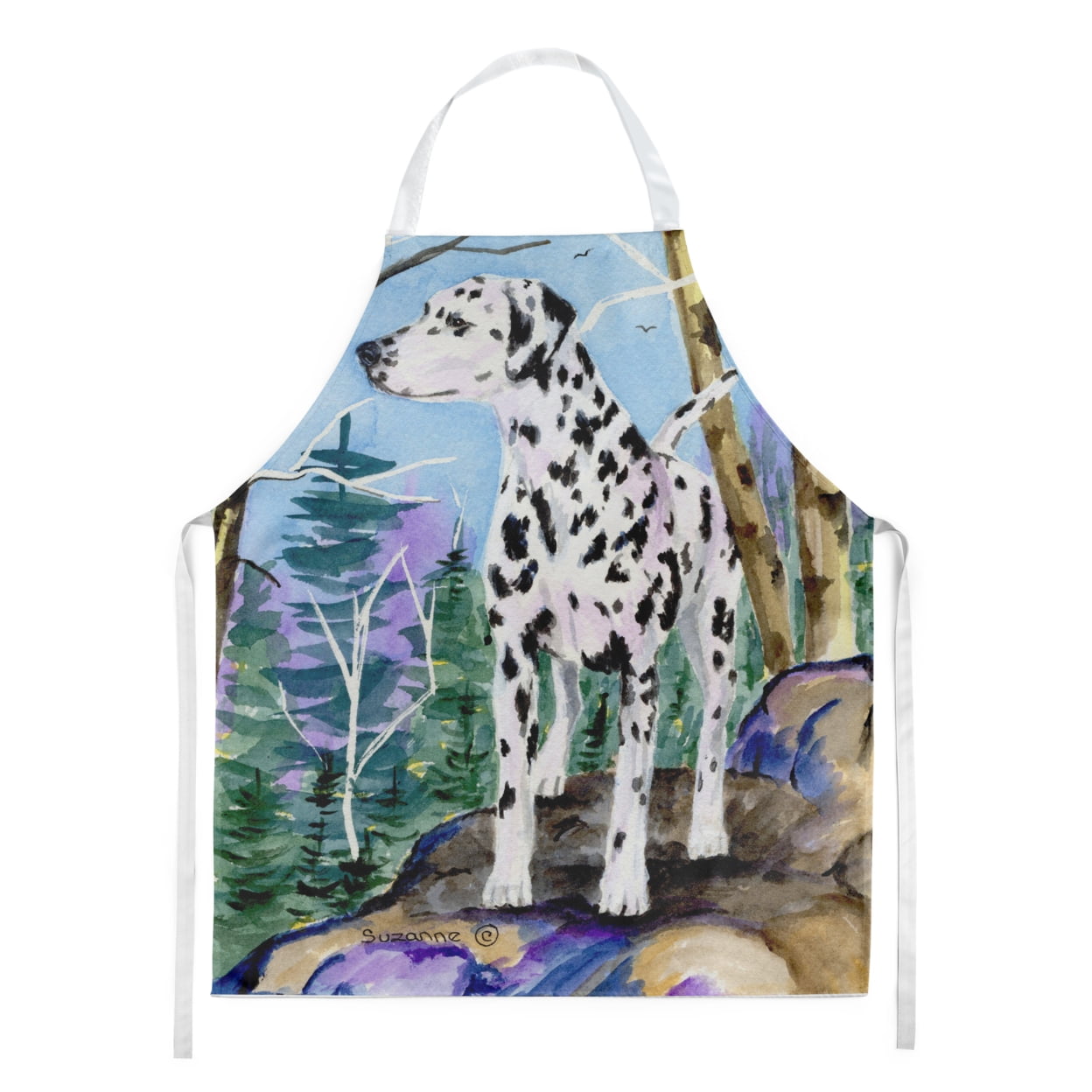 Carolines Treasures SS8651APRON Dalmatian Apron, Large, Multicolor