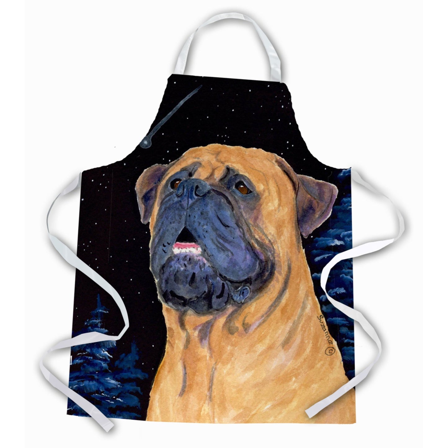 Carolines Treasures SS8672APRON Bullmastiff Apron, Large, Multicolor